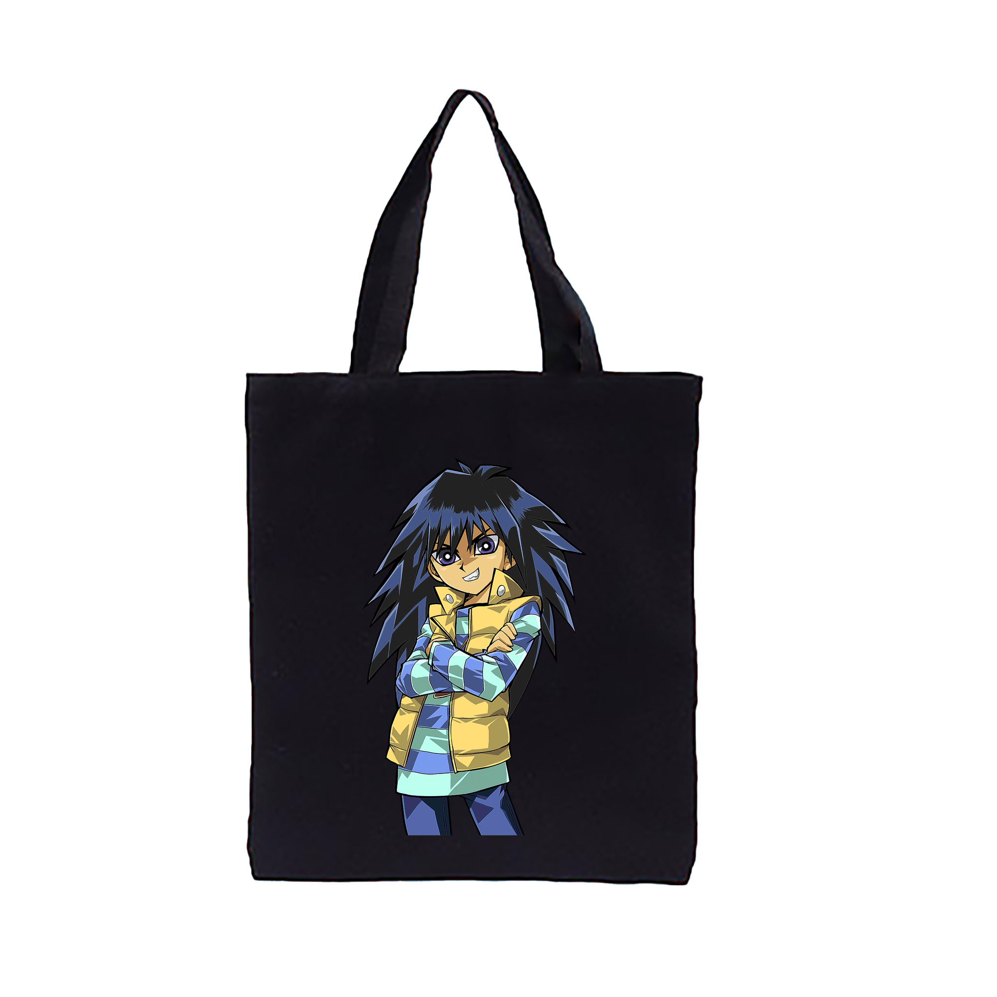 （画像用） 遊☆戯☆王 Yu-Gi-Oh! 縦型キャンバス生地手提げバッグ　トートバッグ