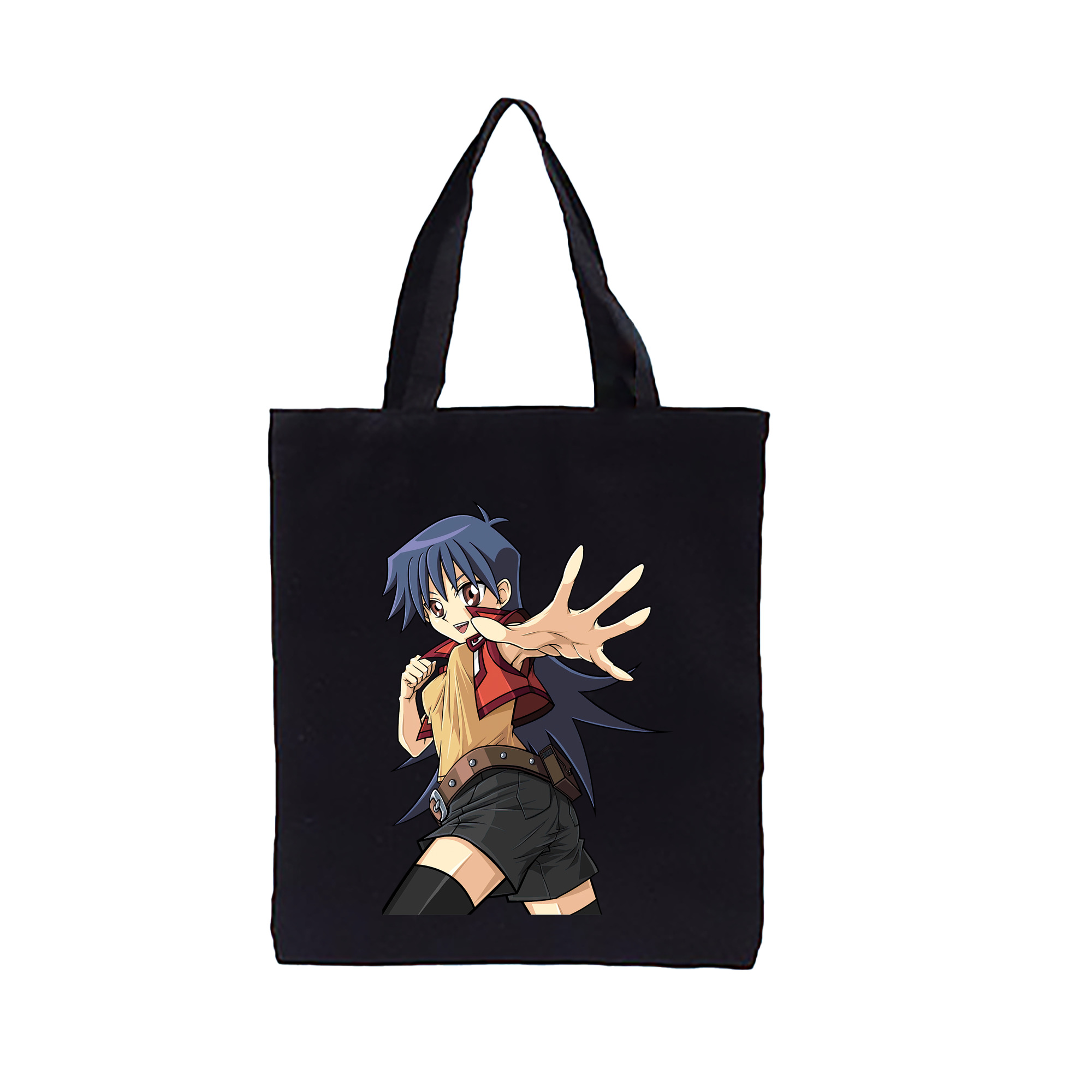 （画像用） 遊☆戯☆王 Yu-Gi-Oh! 縦型キャンバス生地手提げバッグ　トートバッグ