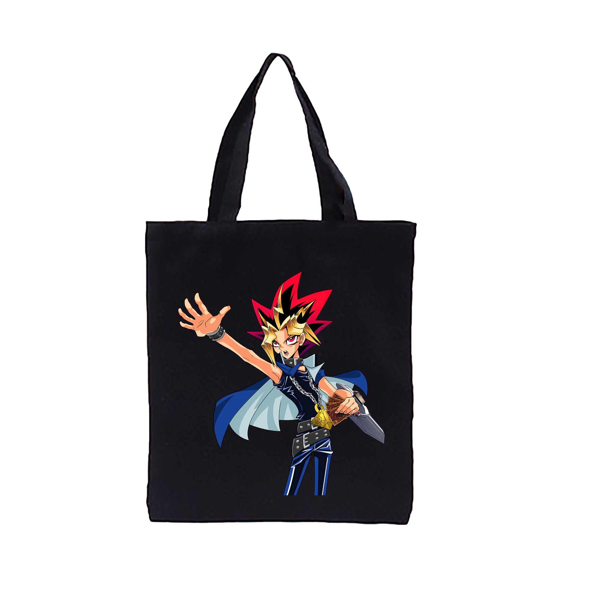 （画像用） 遊☆戯☆王 Yu-Gi-Oh! 縦型キャンバス生地手提げバッグ　トートバッグ