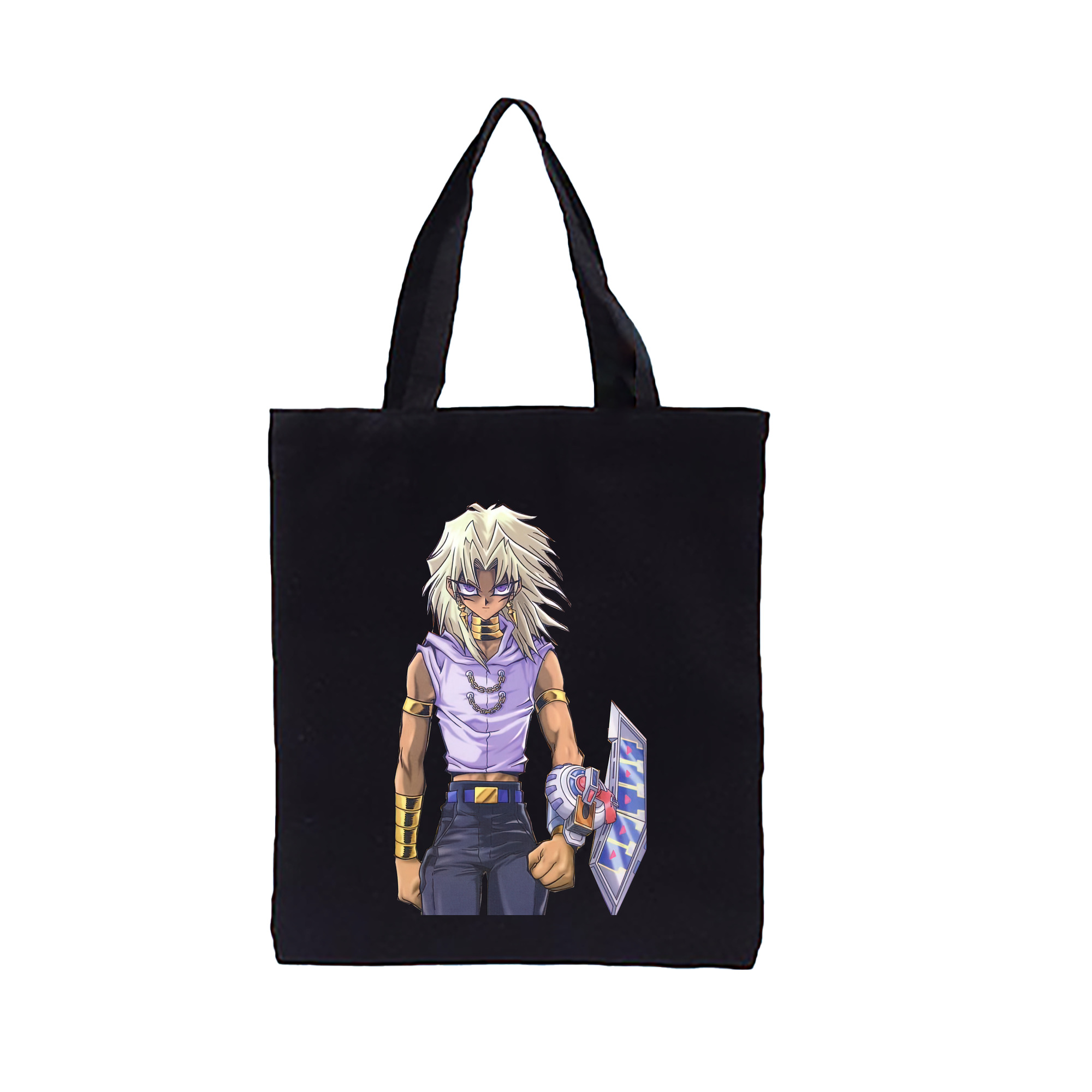 （画像用） 遊☆戯☆王 Yu-Gi-Oh! 縦型キャンバス生地手提げバッグ　トートバッグ