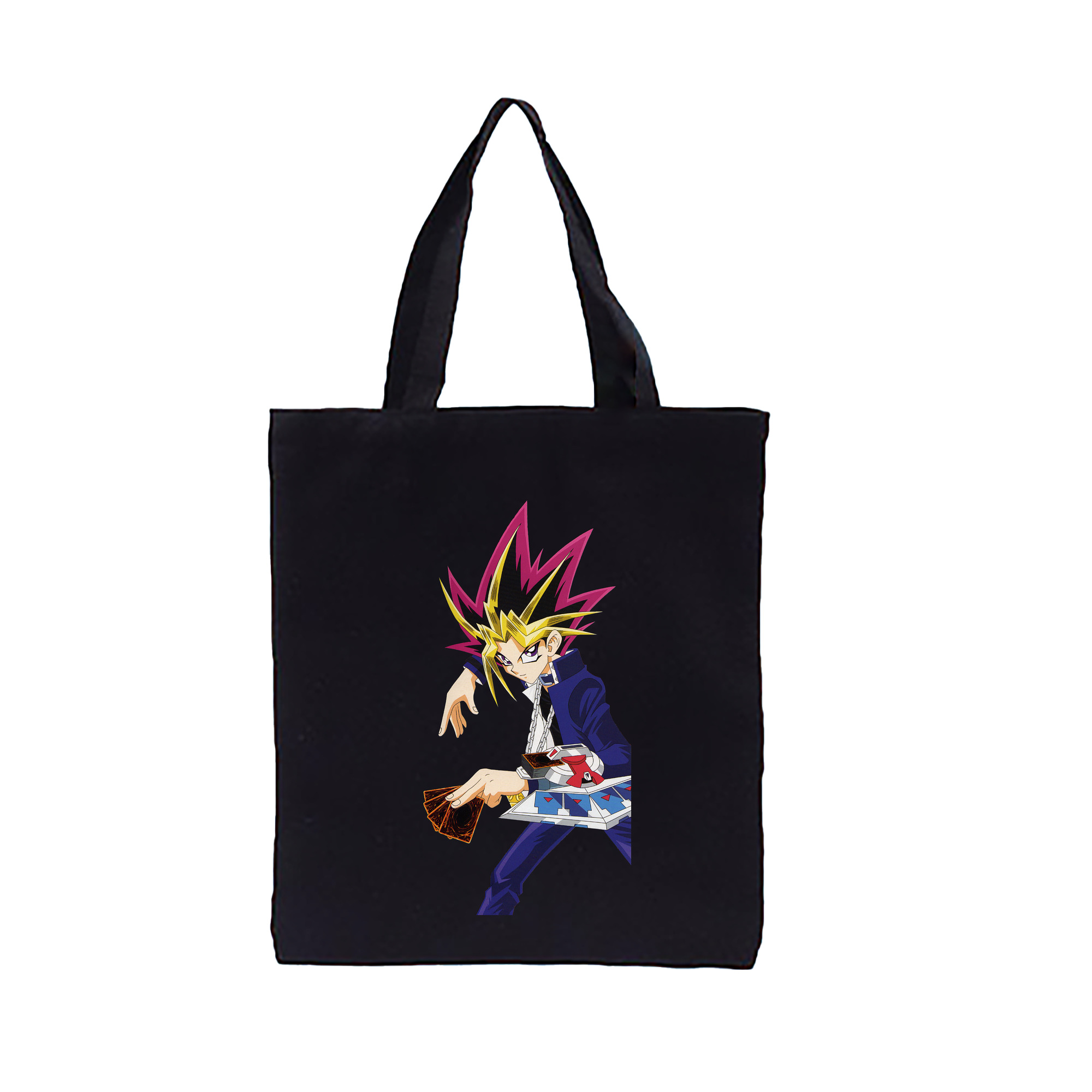（画像用） 遊☆戯☆王 Yu-Gi-Oh! 縦型キャンバス生地手提げバッグ　トートバッグ