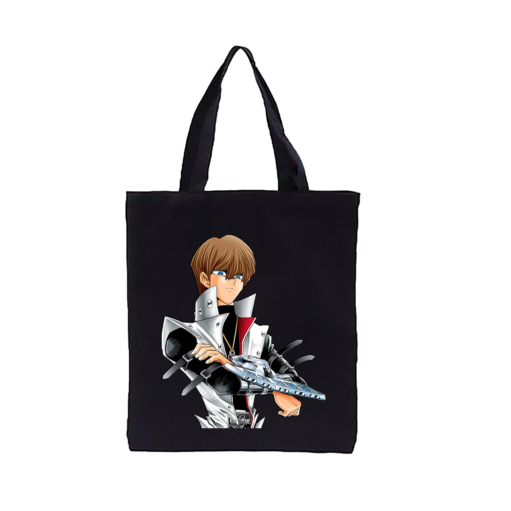 （画像用） 遊☆戯☆王 Yu-Gi-Oh! 縦型キャンバス生地手提げバッグ　トートバッグ