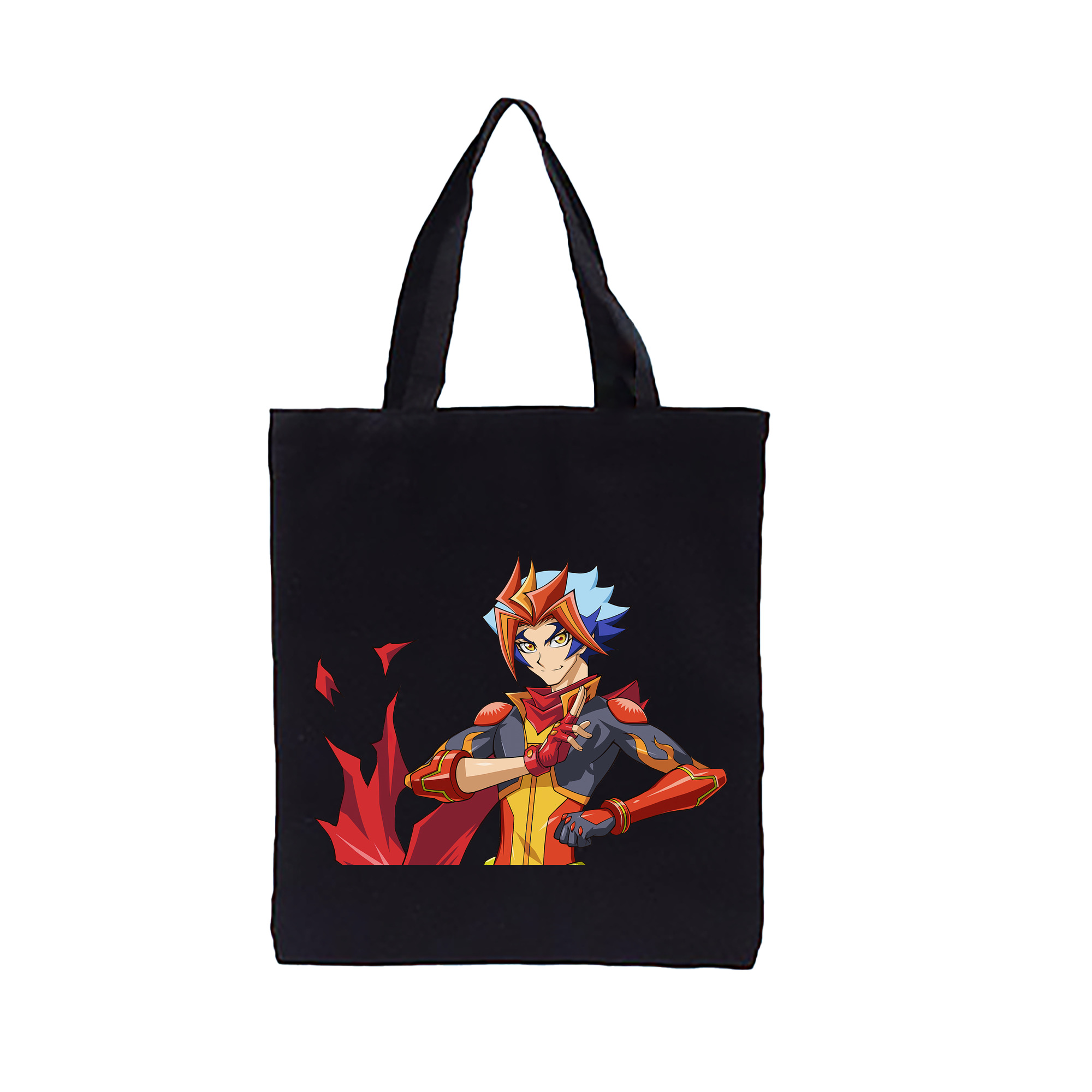 （画像用） 遊☆戯☆王 Yu-Gi-Oh! 縦型キャンバス生地手提げバッグ　トートバッグ