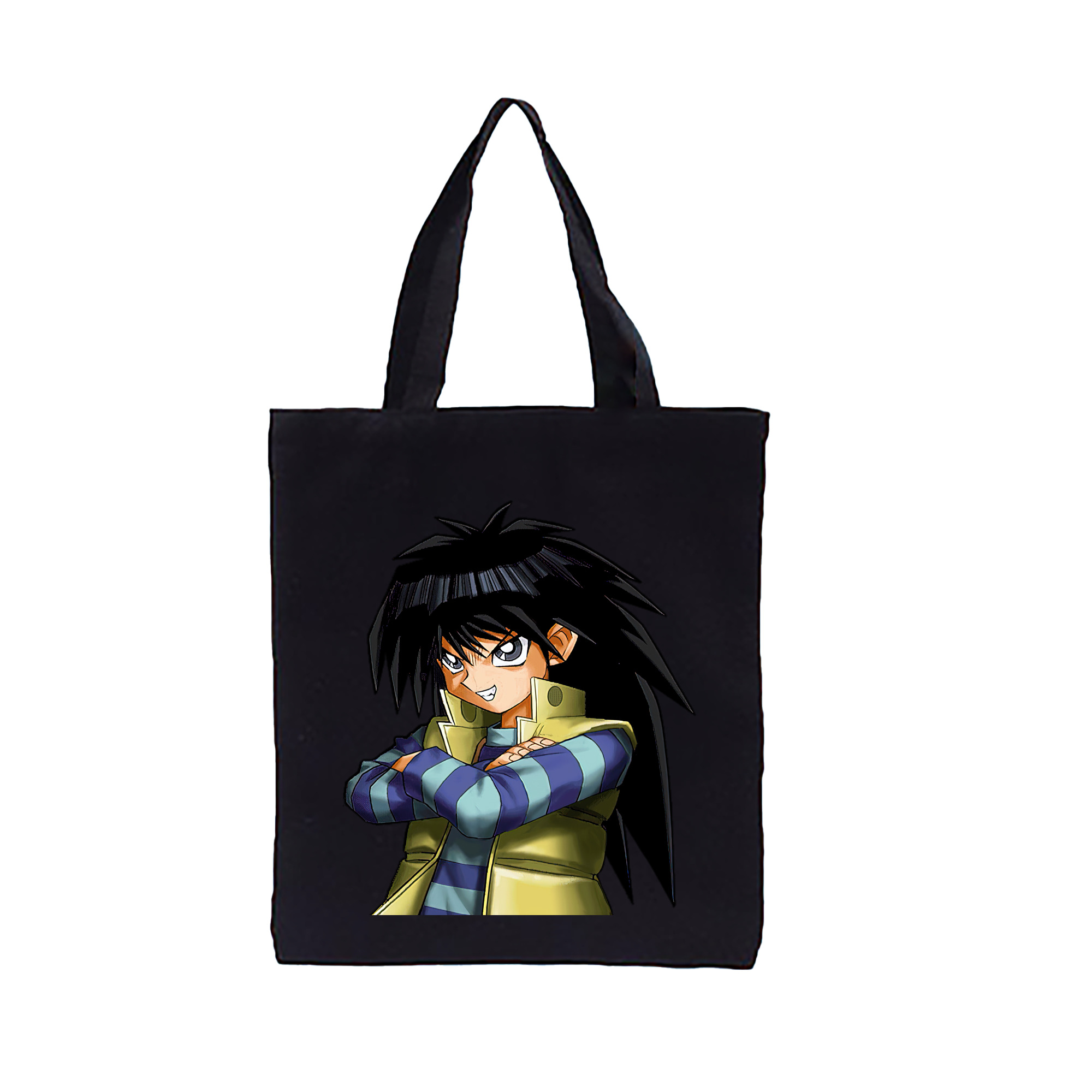 （画像用） 遊☆戯☆王 Yu-Gi-Oh! 縦型キャンバス生地手提げバッグ　トートバッグ