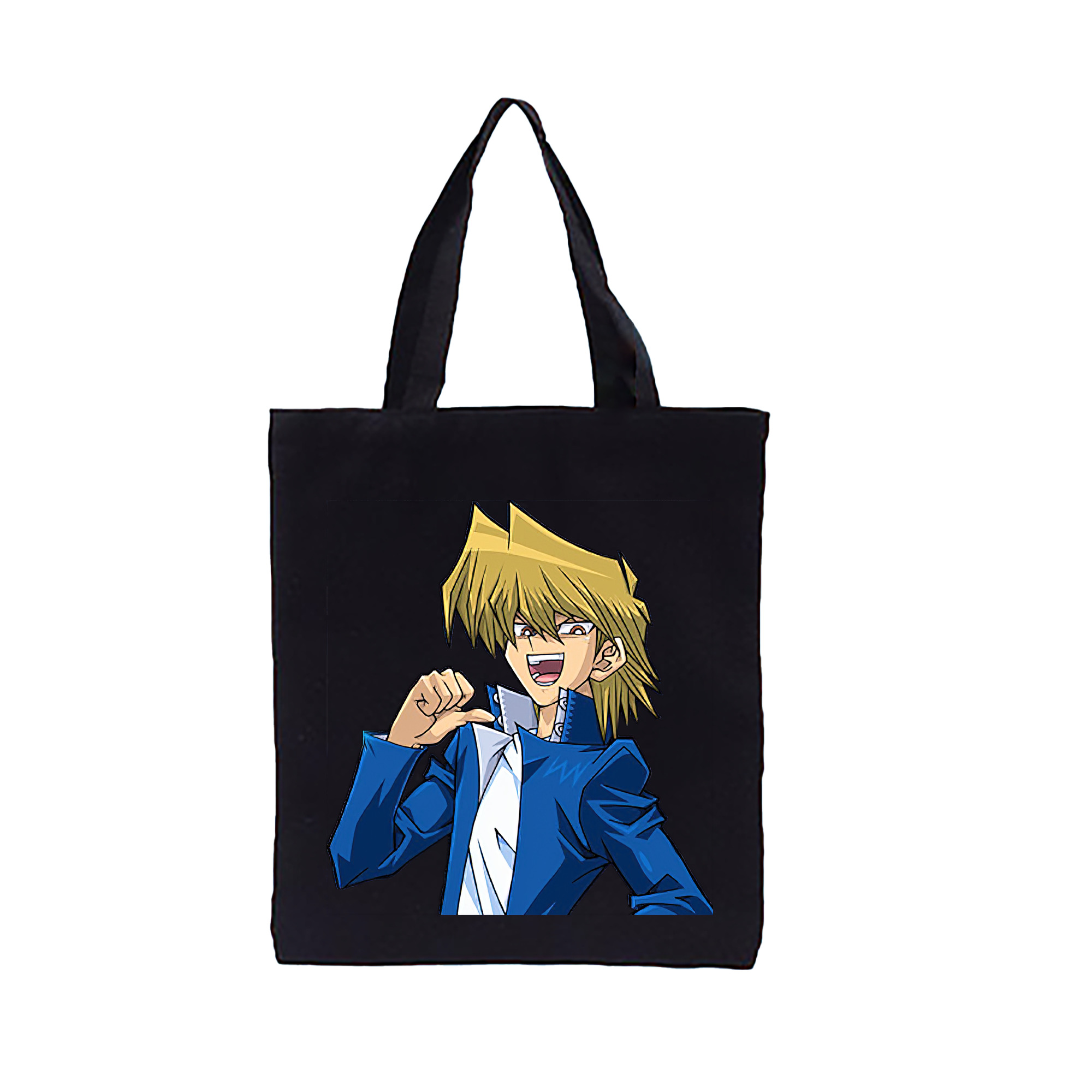 （画像用） 遊☆戯☆王 Yu-Gi-Oh! 縦型キャンバス生地手提げバッグ　トートバッグ