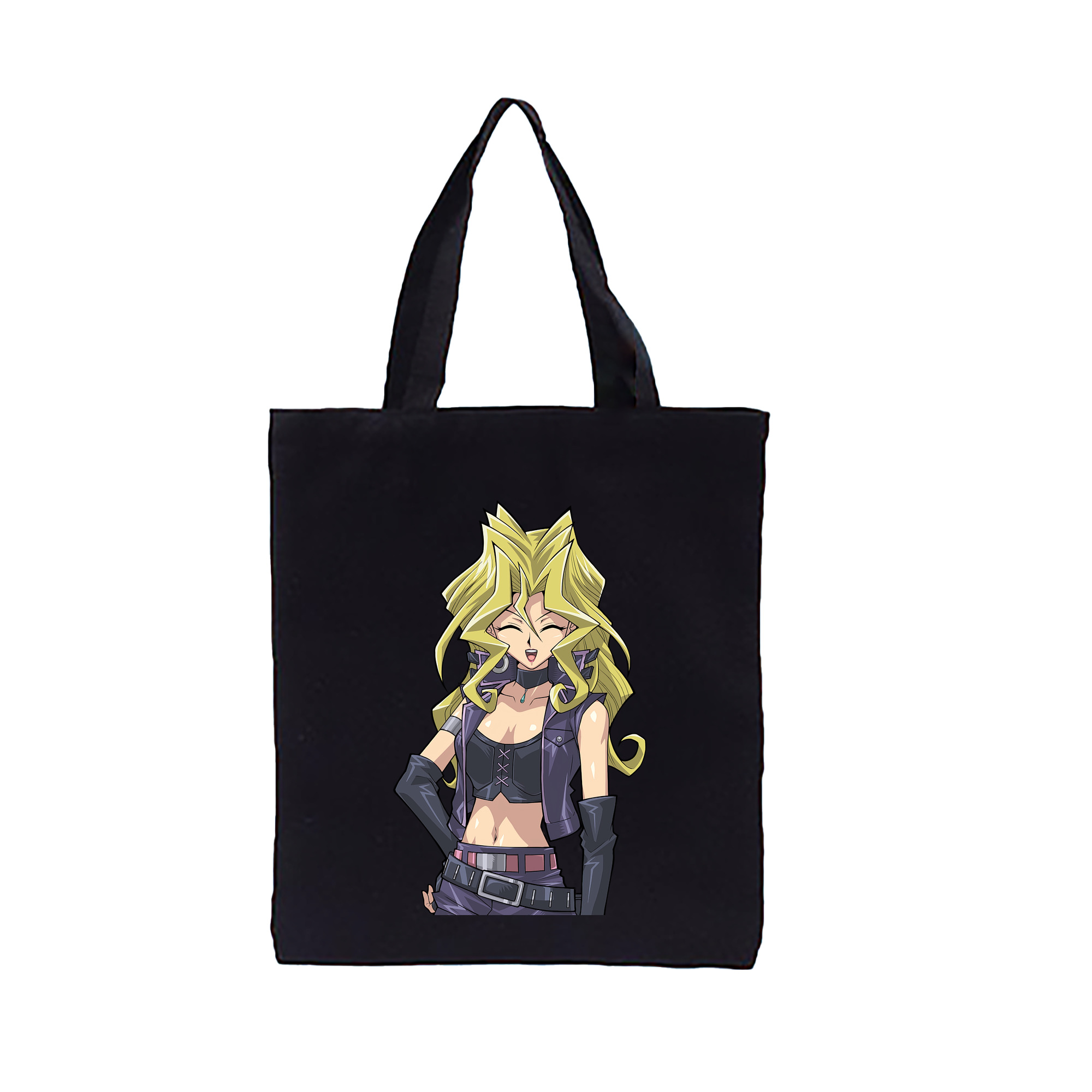 （画像用） 遊☆戯☆王 Yu-Gi-Oh! 縦型キャンバス生地手提げバッグ　トートバッグ