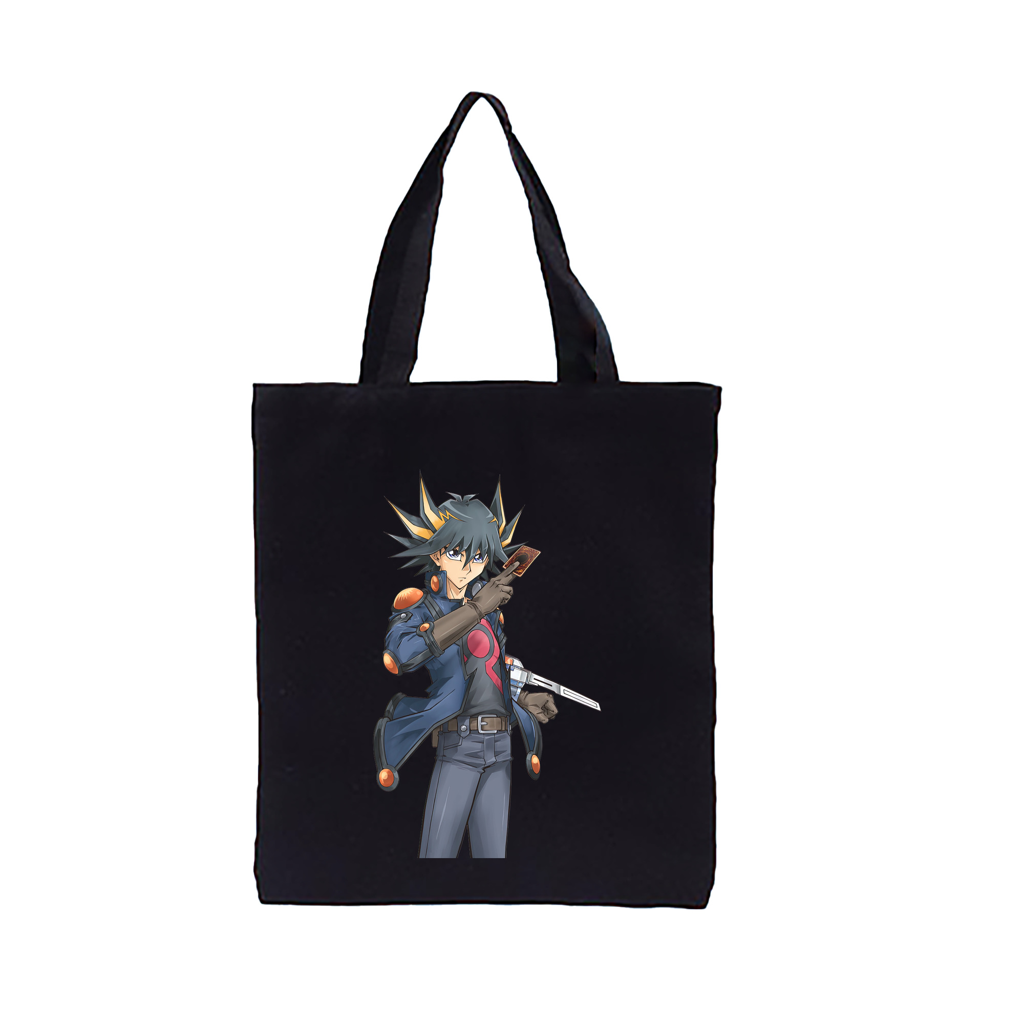 （画像用） 遊☆戯☆王 Yu-Gi-Oh! 縦型キャンバス生地手提げバッグ　トートバッグ