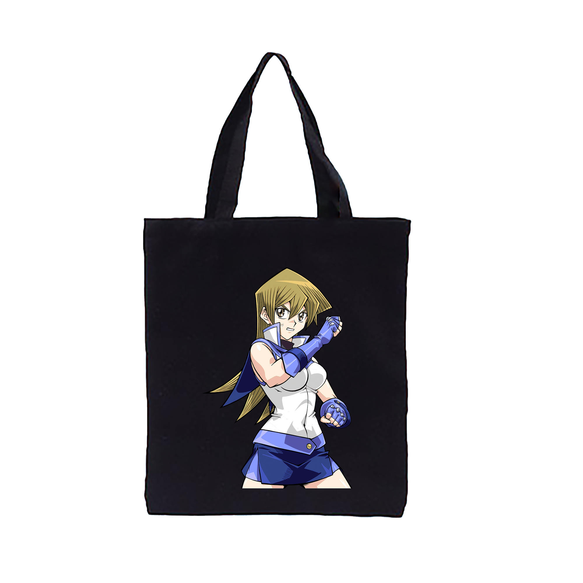 （画像用） 遊☆戯☆王 Yu-Gi-Oh! 縦型キャンバス生地手提げバッグ　トートバッグ