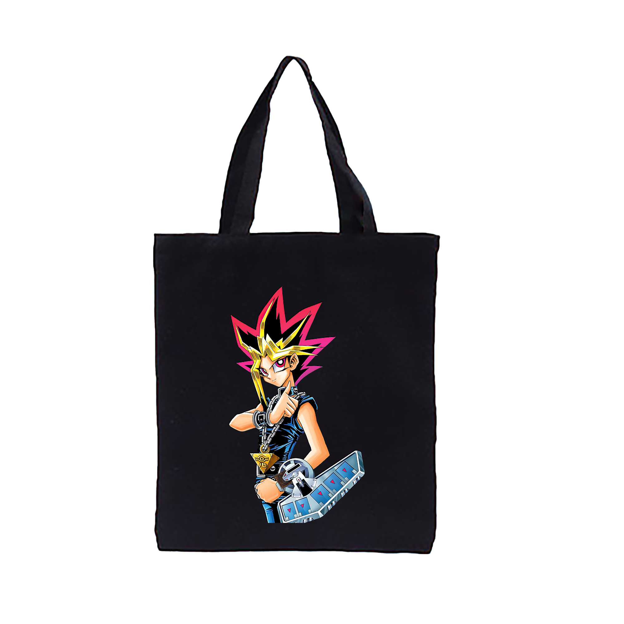 （画像用） 遊☆戯☆王 Yu-Gi-Oh! 縦型キャンバス生地手提げバッグ　トートバッグ