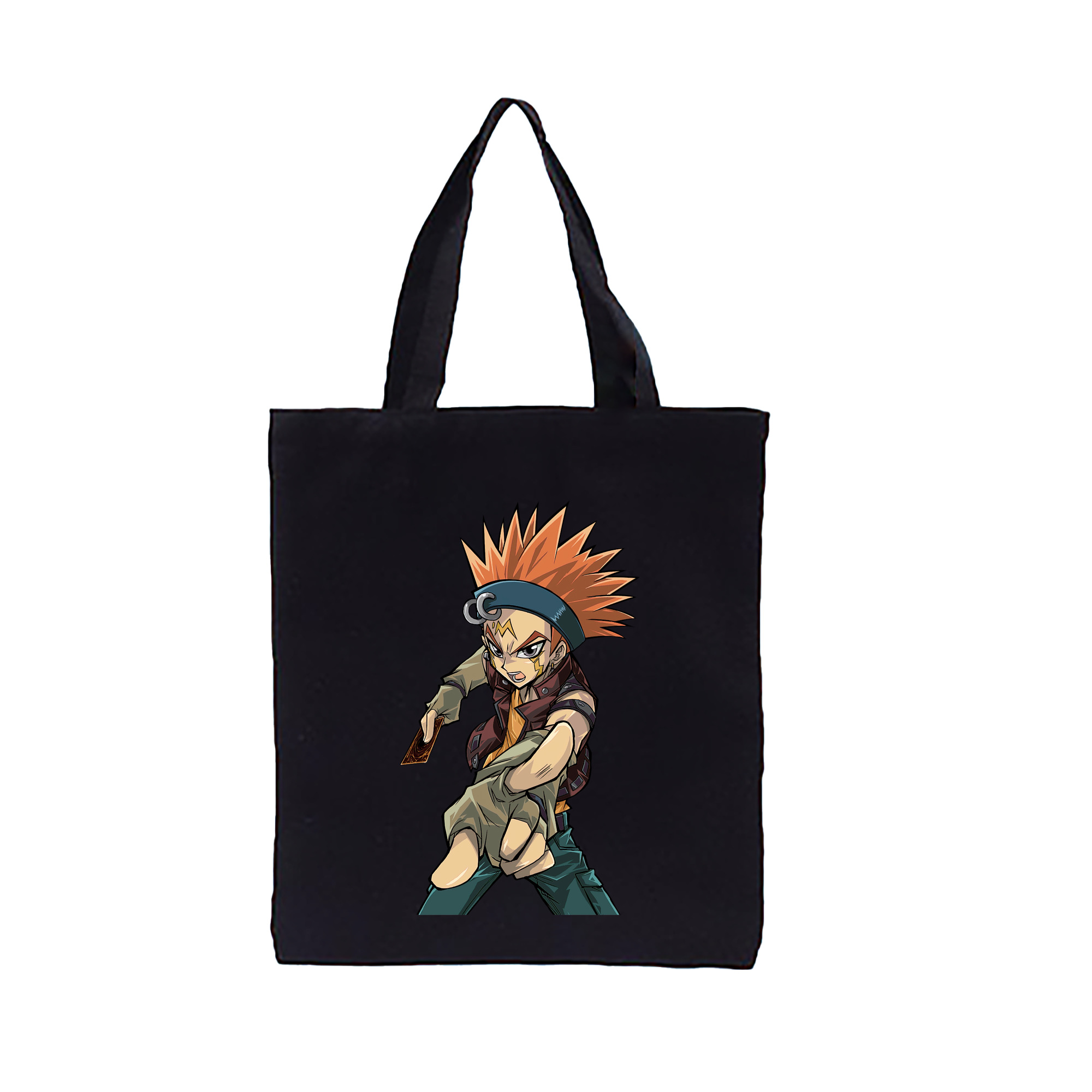 （画像用） 遊☆戯☆王 Yu-Gi-Oh! 縦型キャンバス生地手提げバッグ　トートバッグ