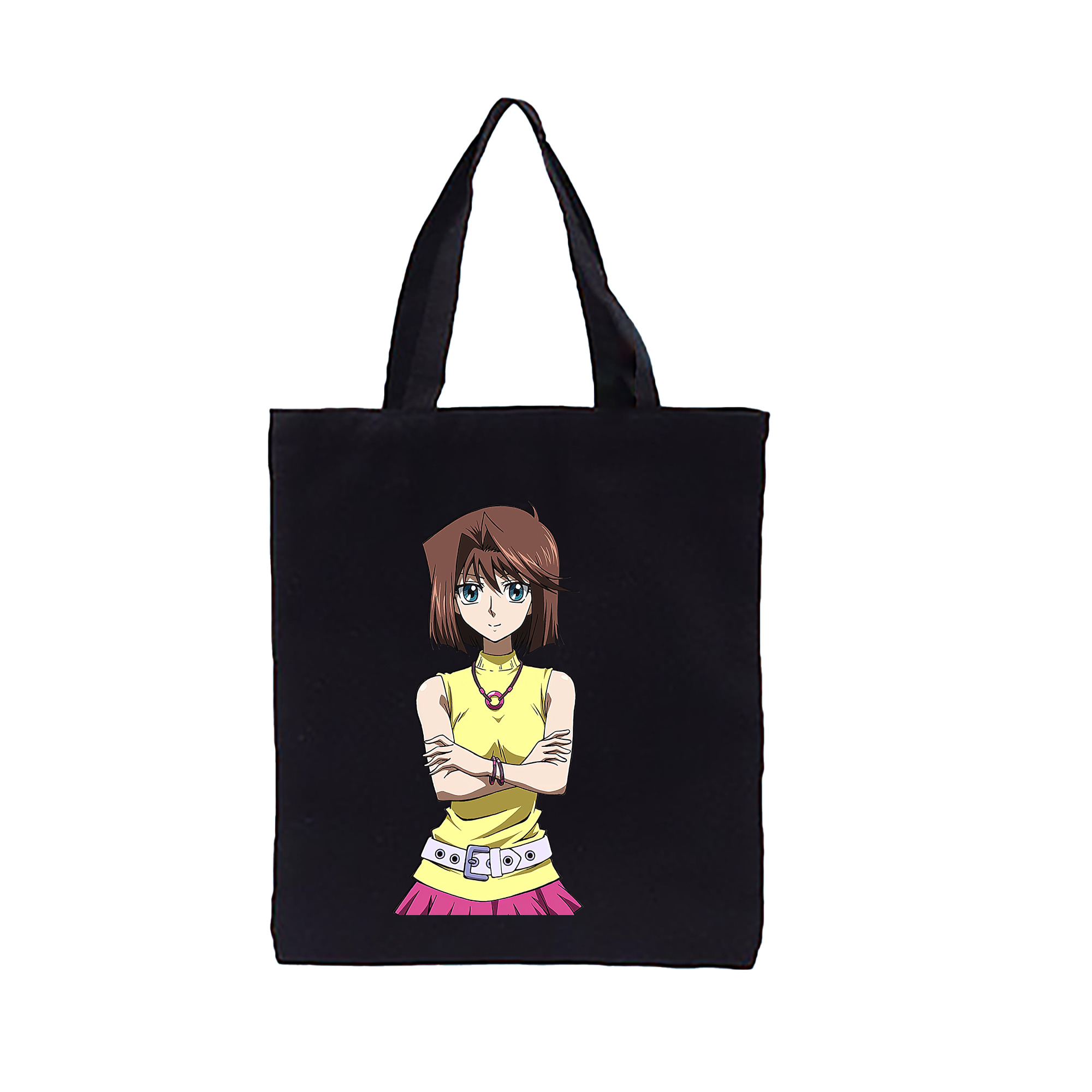 （画像用） 遊☆戯☆王 Yu-Gi-Oh! 縦型キャンバス生地手提げバッグ　トートバッグ