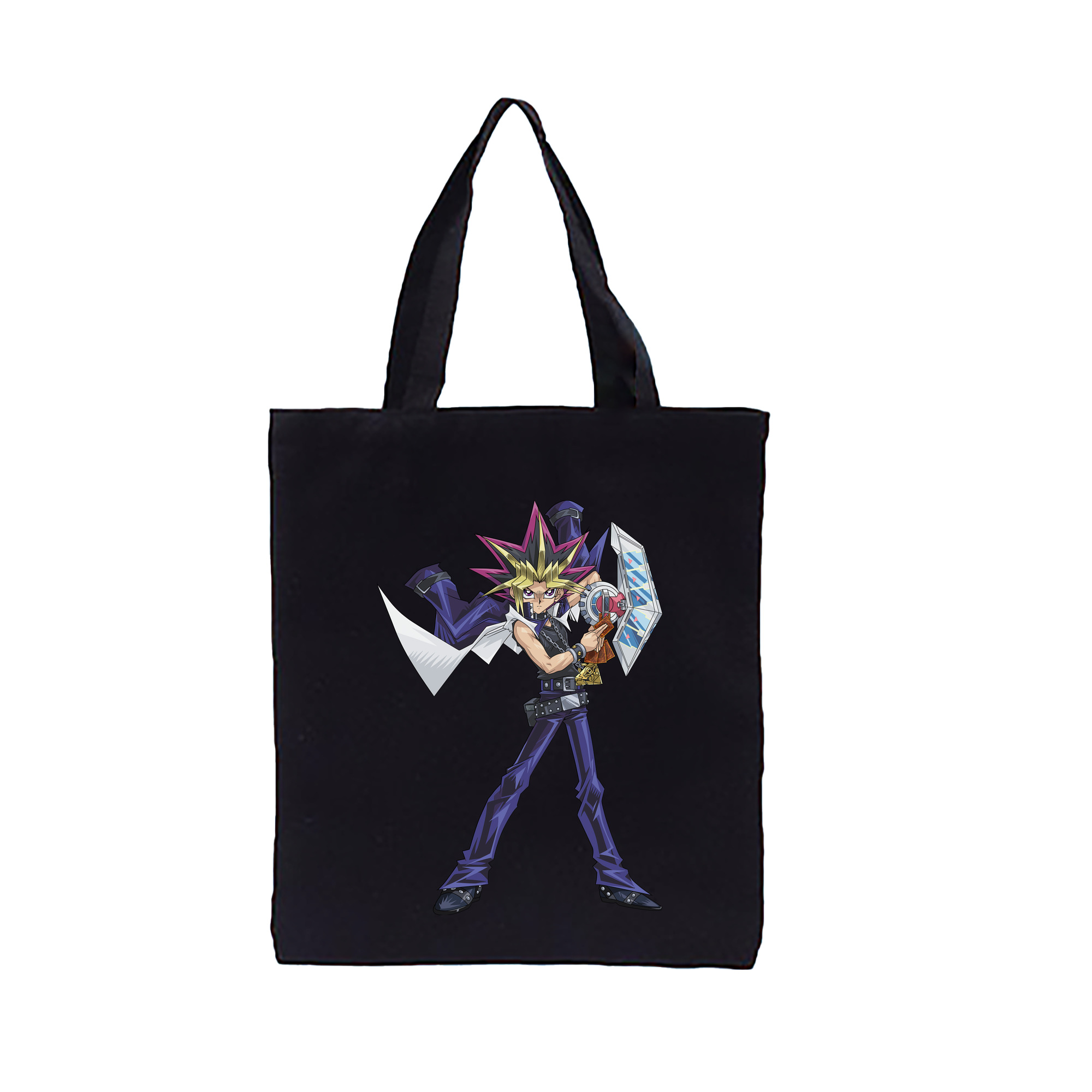 （画像用） 遊☆戯☆王 Yu-Gi-Oh! 縦型キャンバス生地手提げバッグ　トートバッグ