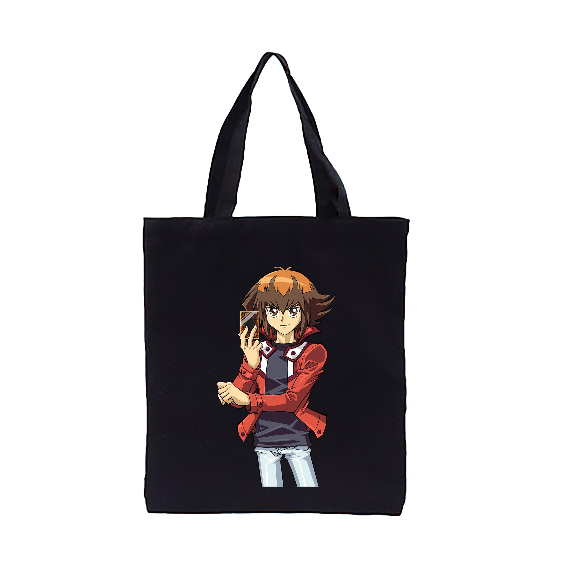 （画像用） 遊☆戯☆王 Yu-Gi-Oh! 縦型キャンバス生地手提げバッグ　トートバッグ