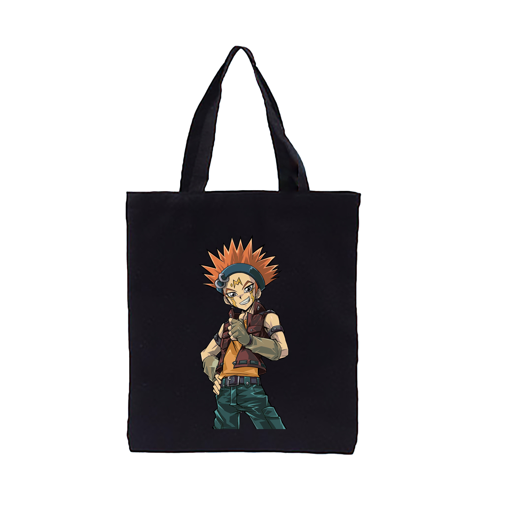 （画像用） 遊☆戯☆王 Yu-Gi-Oh! 縦型キャンバス生地手提げバッグ　トートバッグ