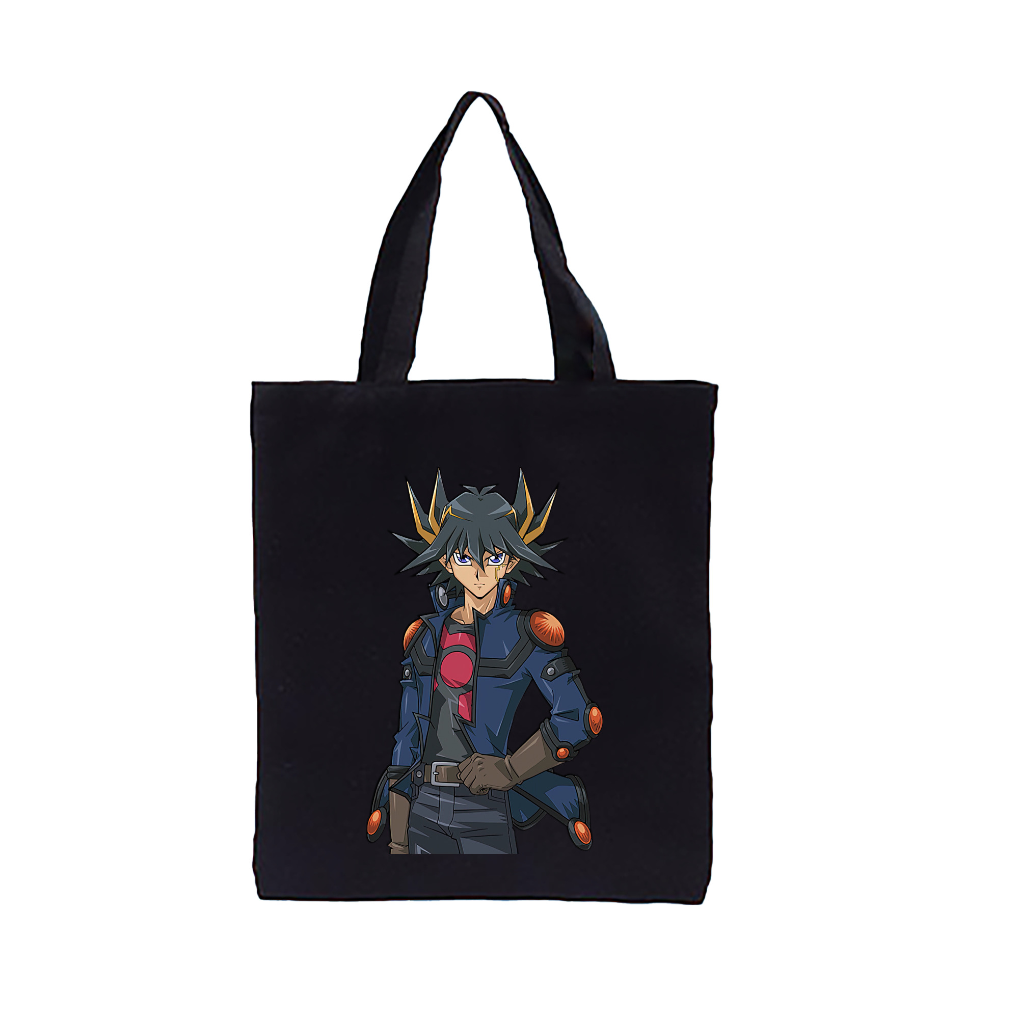 （画像用） 遊☆戯☆王 Yu-Gi-Oh! 縦型キャンバス生地手提げバッグ　トートバッグ
