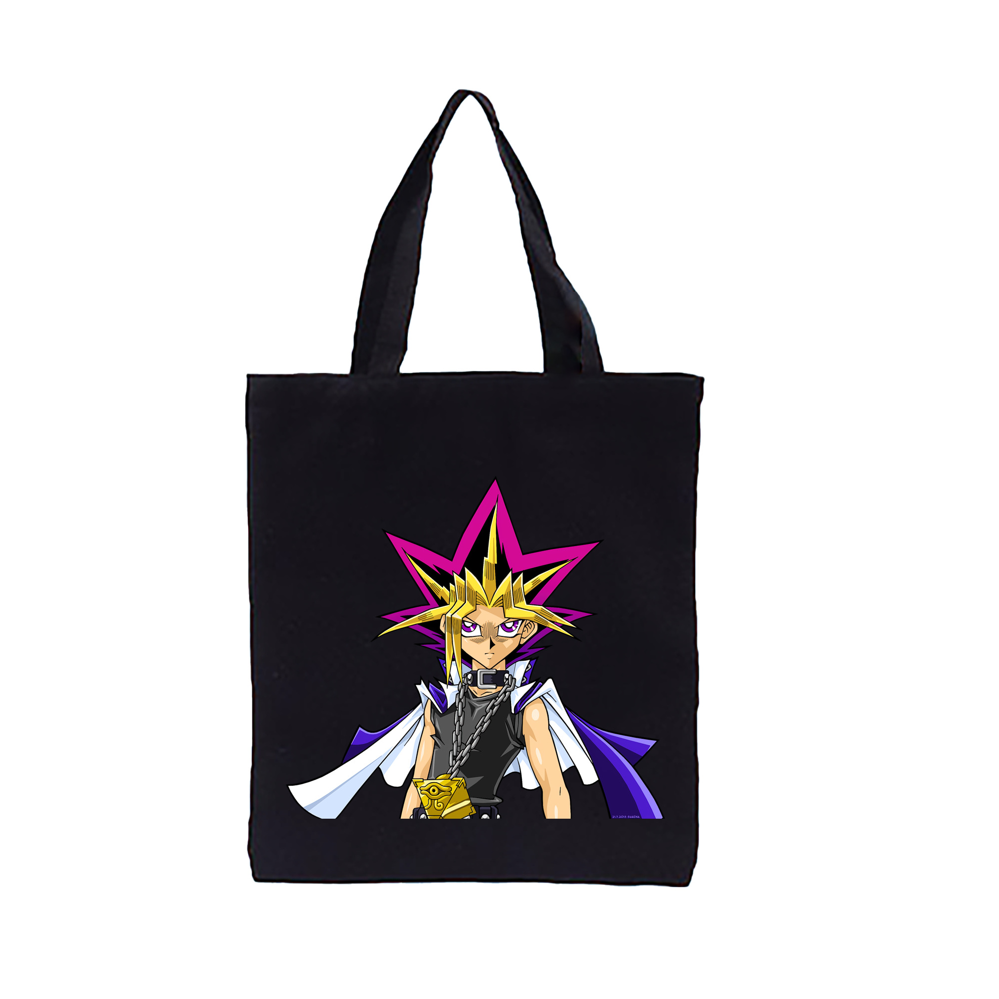 （画像用） 遊☆戯☆王 Yu-Gi-Oh! 縦型キャンバス生地手提げバッグ　トートバッグ