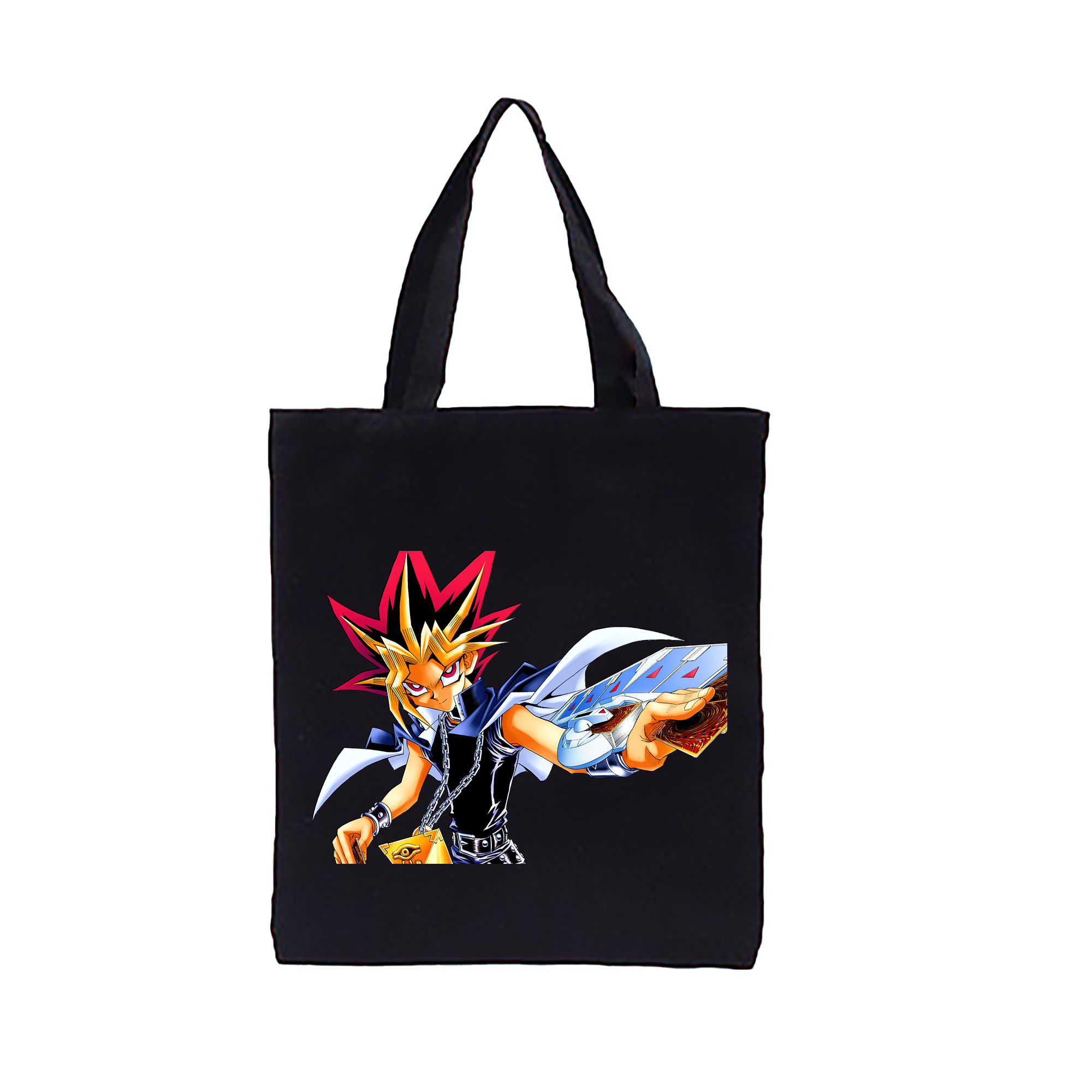 （画像用） 遊☆戯☆王 Yu-Gi-Oh! 縦型キャンバス生地手提げバッグ　トートバッグ