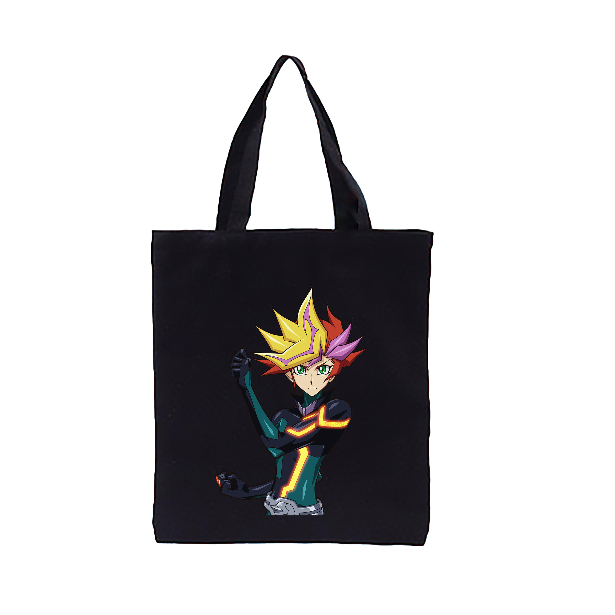 （画像用） 遊☆戯☆王 Yu-Gi-Oh! 縦型キャンバス生地手提げバッグ　トートバッグ