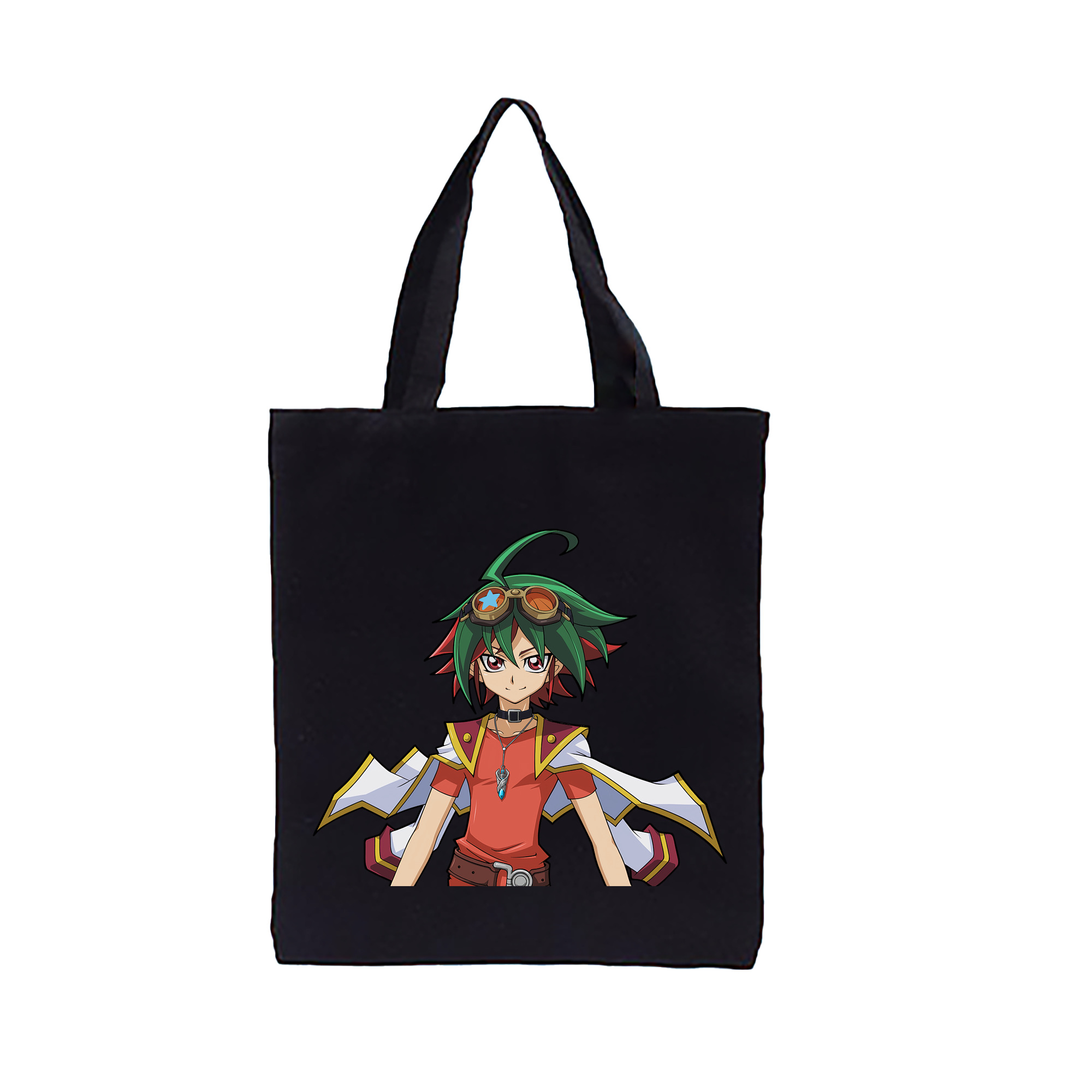 （画像用） 遊☆戯☆王 Yu-Gi-Oh! 縦型キャンバス生地手提げバッグ　トートバッグ
