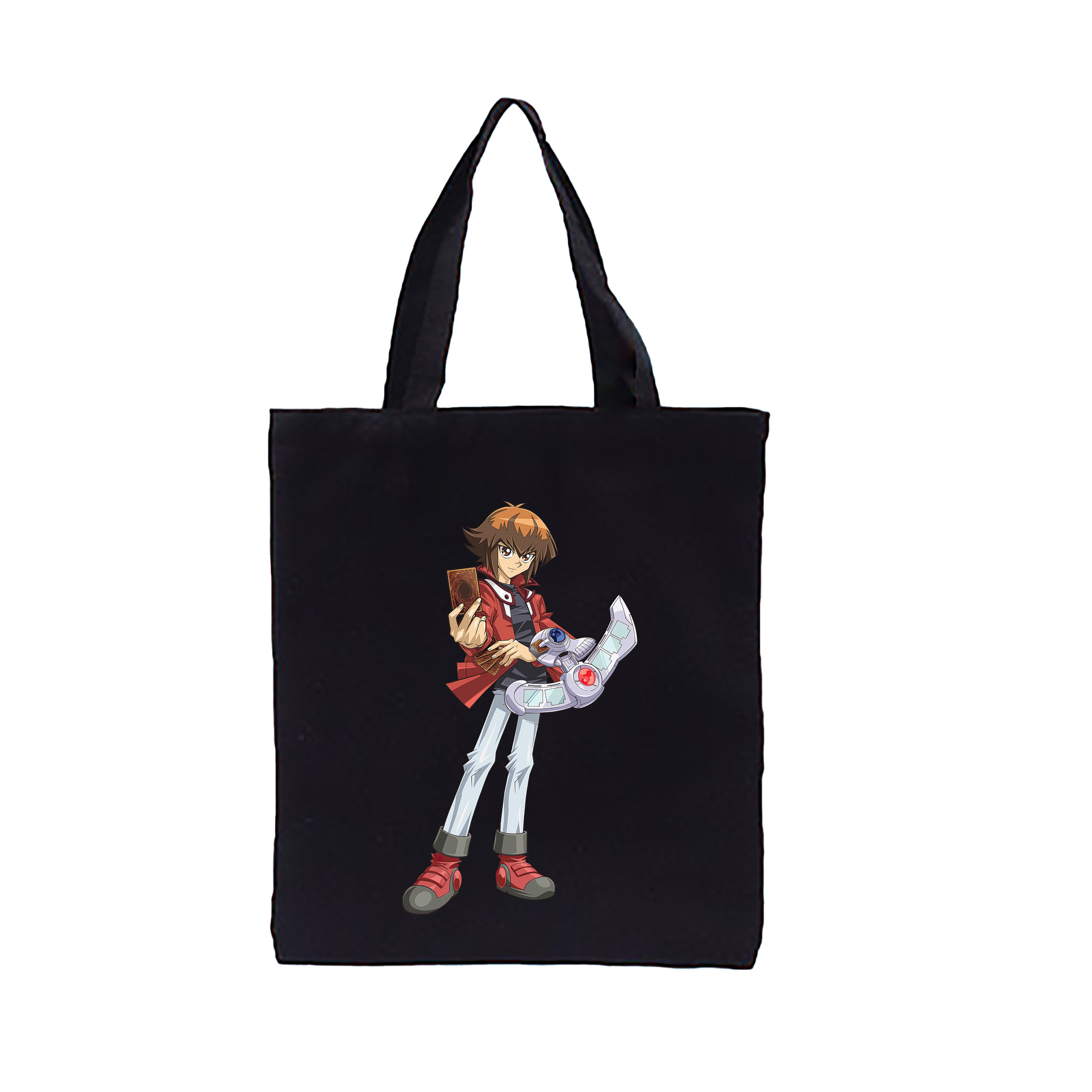 （画像用） 遊☆戯☆王 Yu-Gi-Oh! 縦型キャンバス生地手提げバッグ　トートバッグ