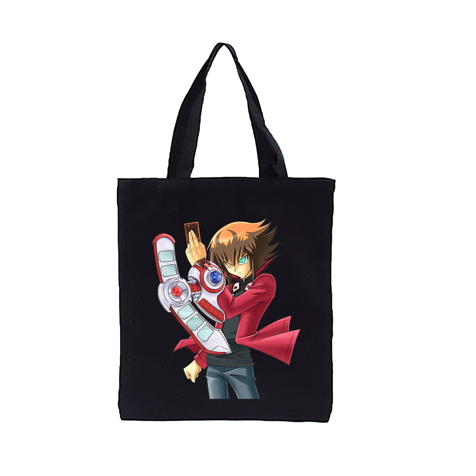 （画像用） 遊☆戯☆王 Yu-Gi-Oh! 縦型キャンバス生地手提げバッグ　トートバッグ