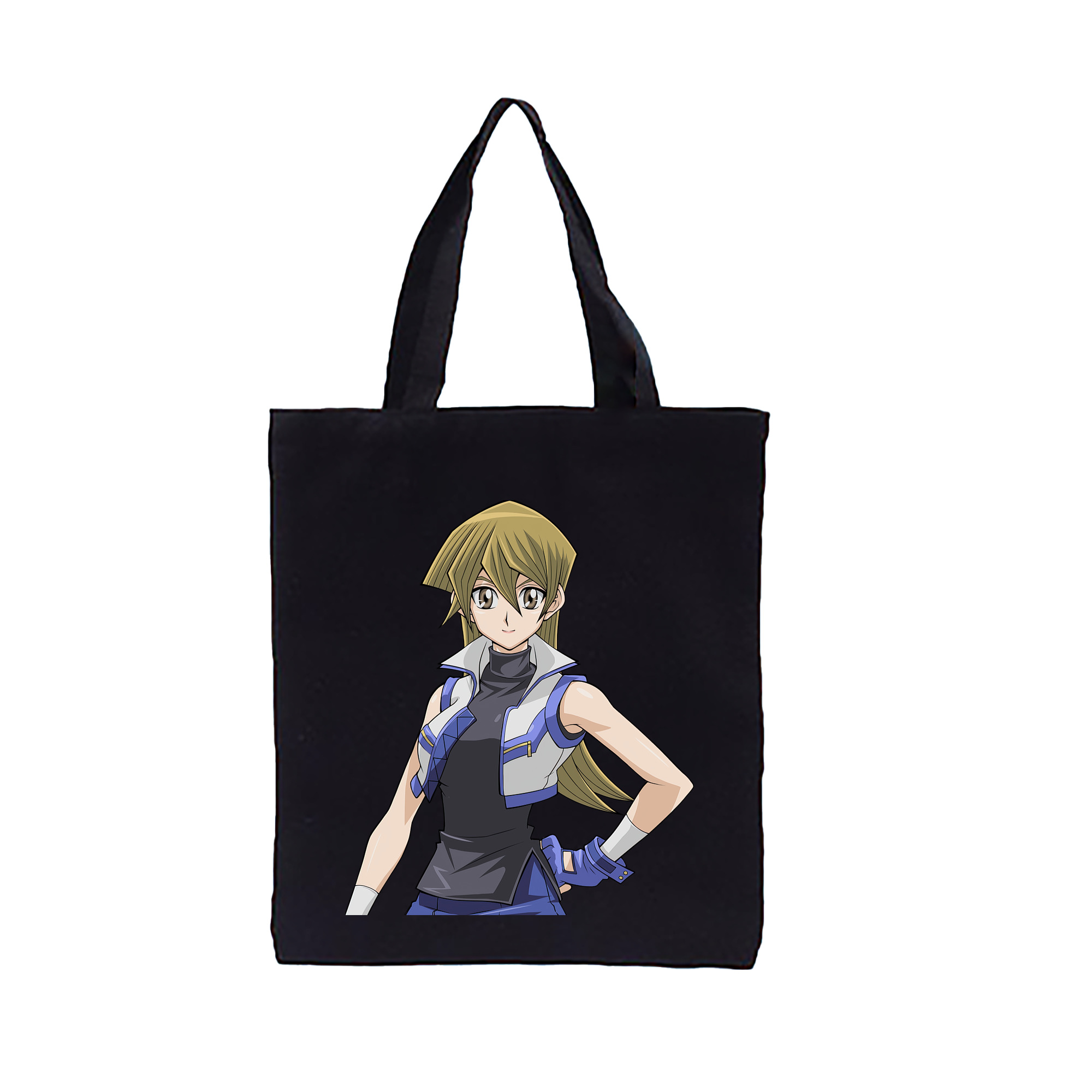 （画像用） 遊☆戯☆王 Yu-Gi-Oh! 縦型キャンバス生地手提げバッグ　トートバッグ