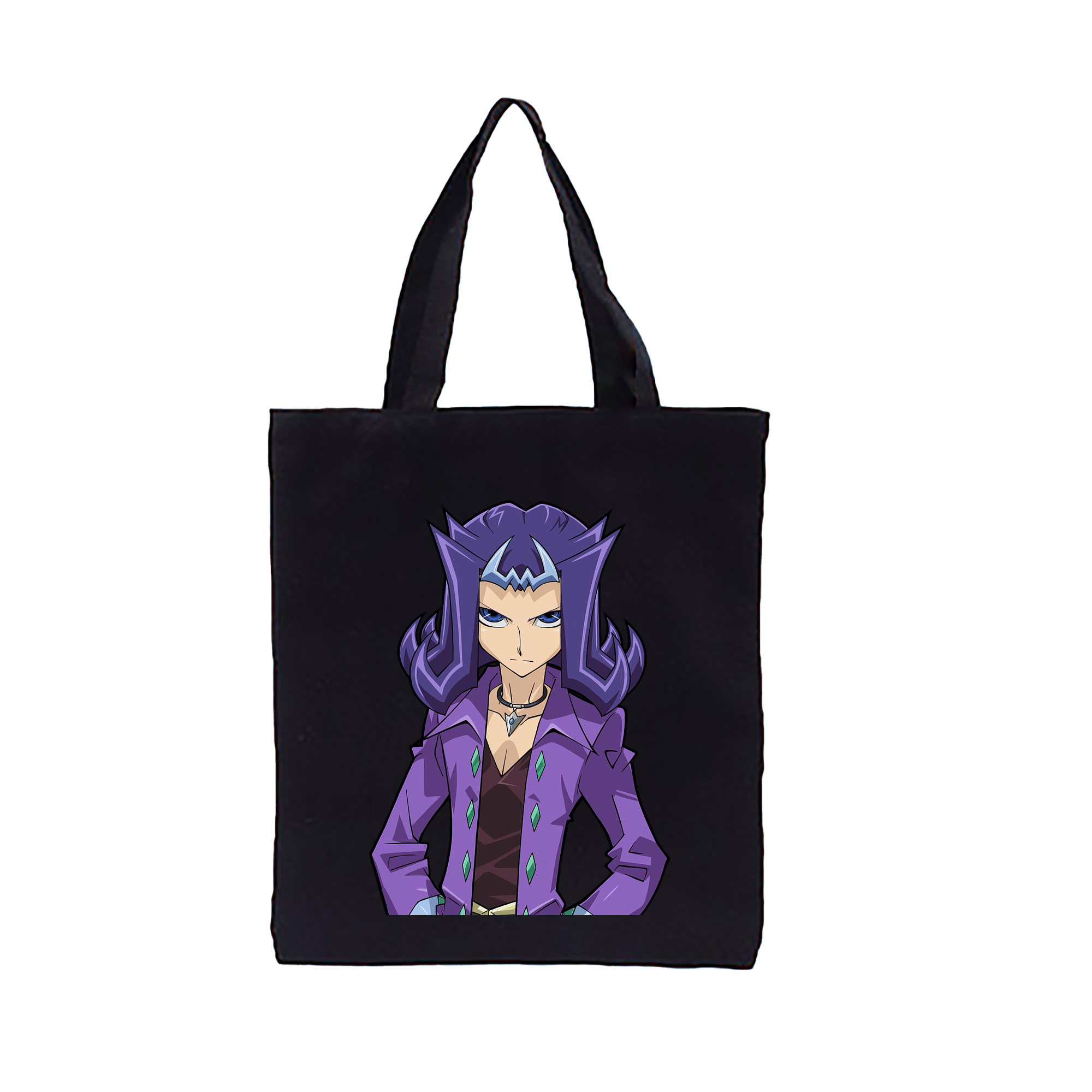 （画像用） 遊☆戯☆王 Yu-Gi-Oh! 縦型キャンバス生地手提げバッグ　トートバッグ