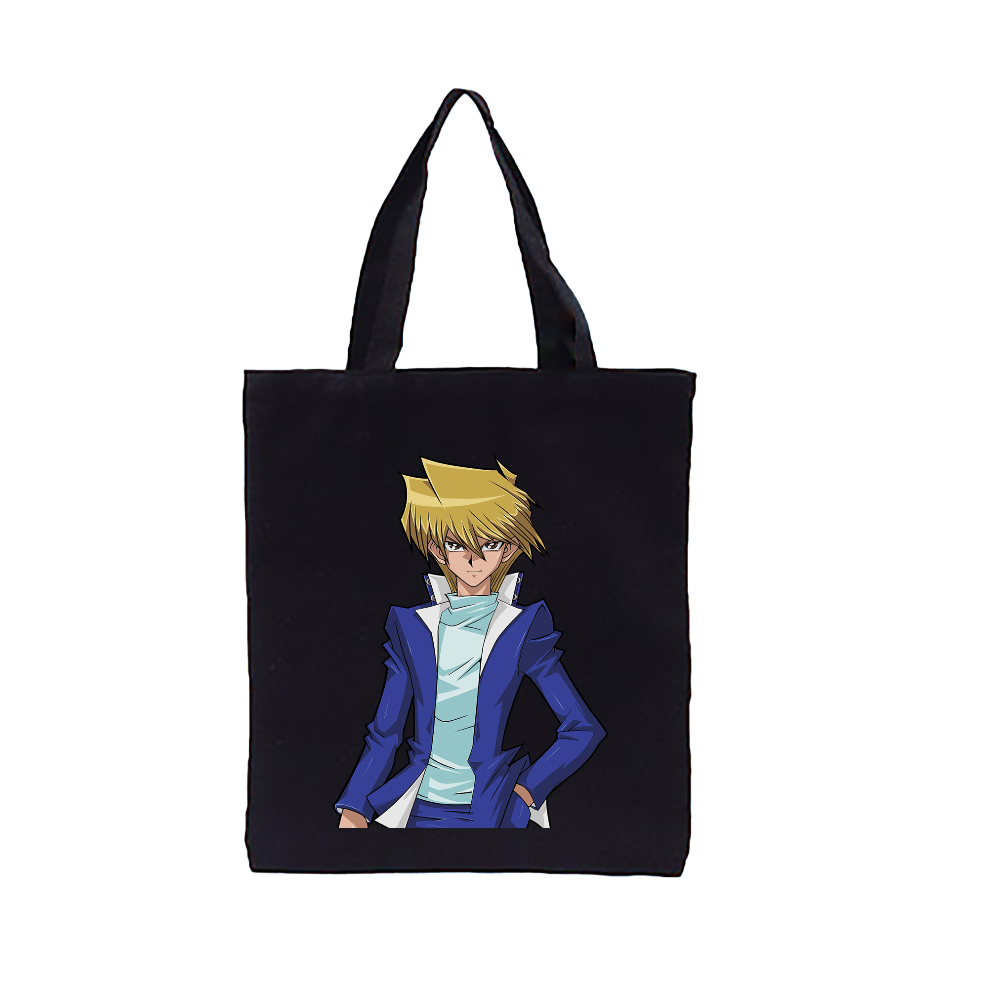 （画像用） 遊☆戯☆王 Yu-Gi-Oh! 縦型キャンバス生地手提げバッグ　トートバッグ