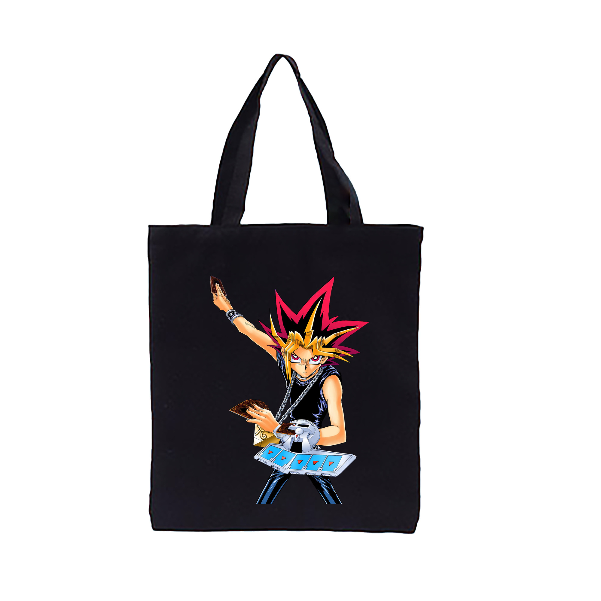 （画像用） 遊☆戯☆王 Yu-Gi-Oh! 縦型キャンバス生地手提げバッグ　トートバッグ