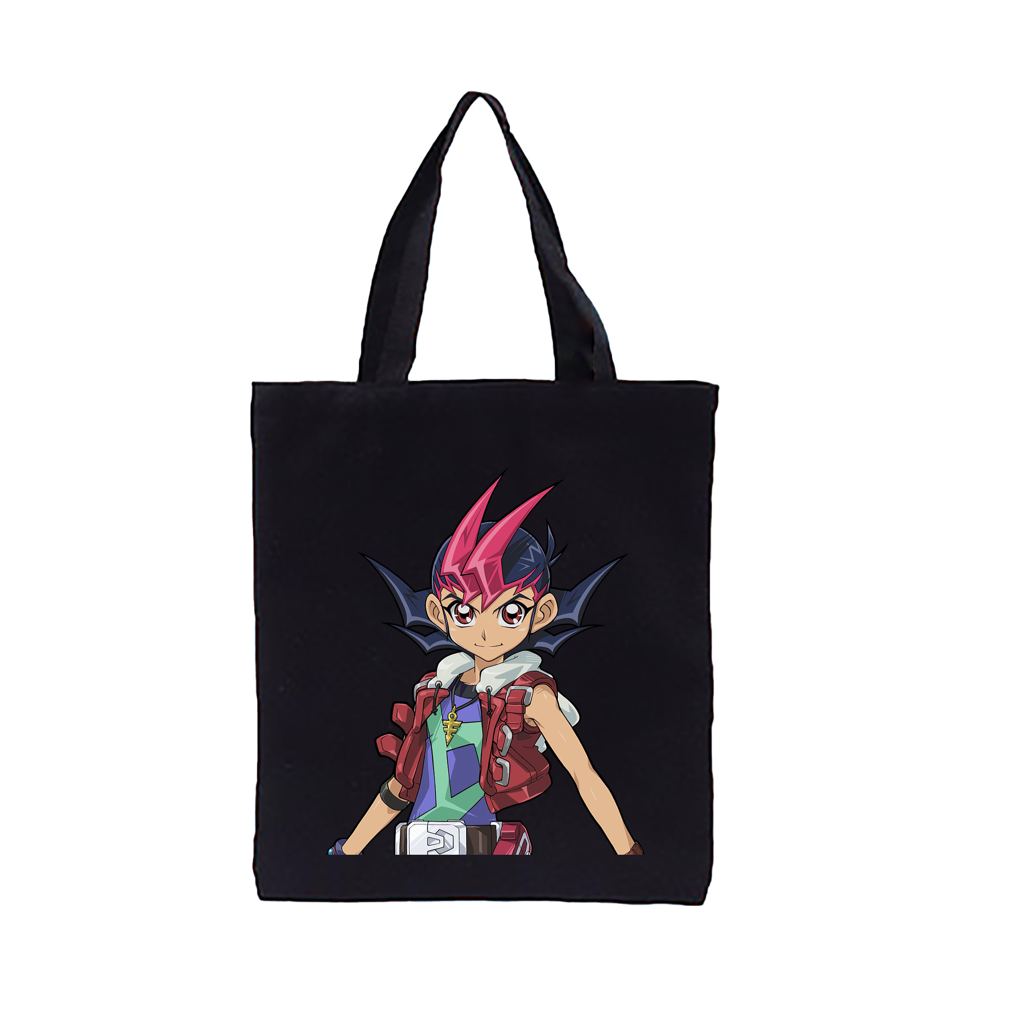 （画像用） 遊☆戯☆王 Yu-Gi-Oh! 縦型キャンバス生地手提げバッグ　トートバッグ