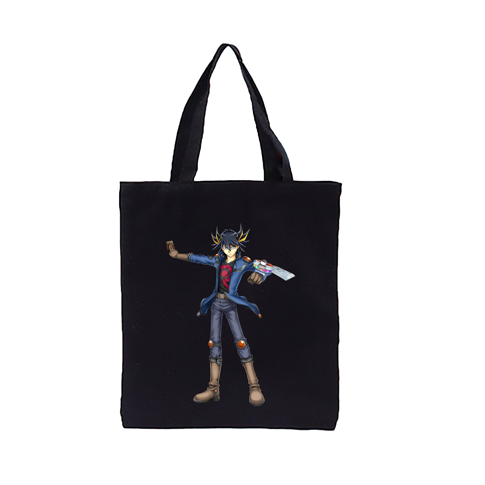 （画像用） 遊☆戯☆王 Yu-Gi-Oh! 縦型キャンバス生地手提げバッグ　トートバッグ