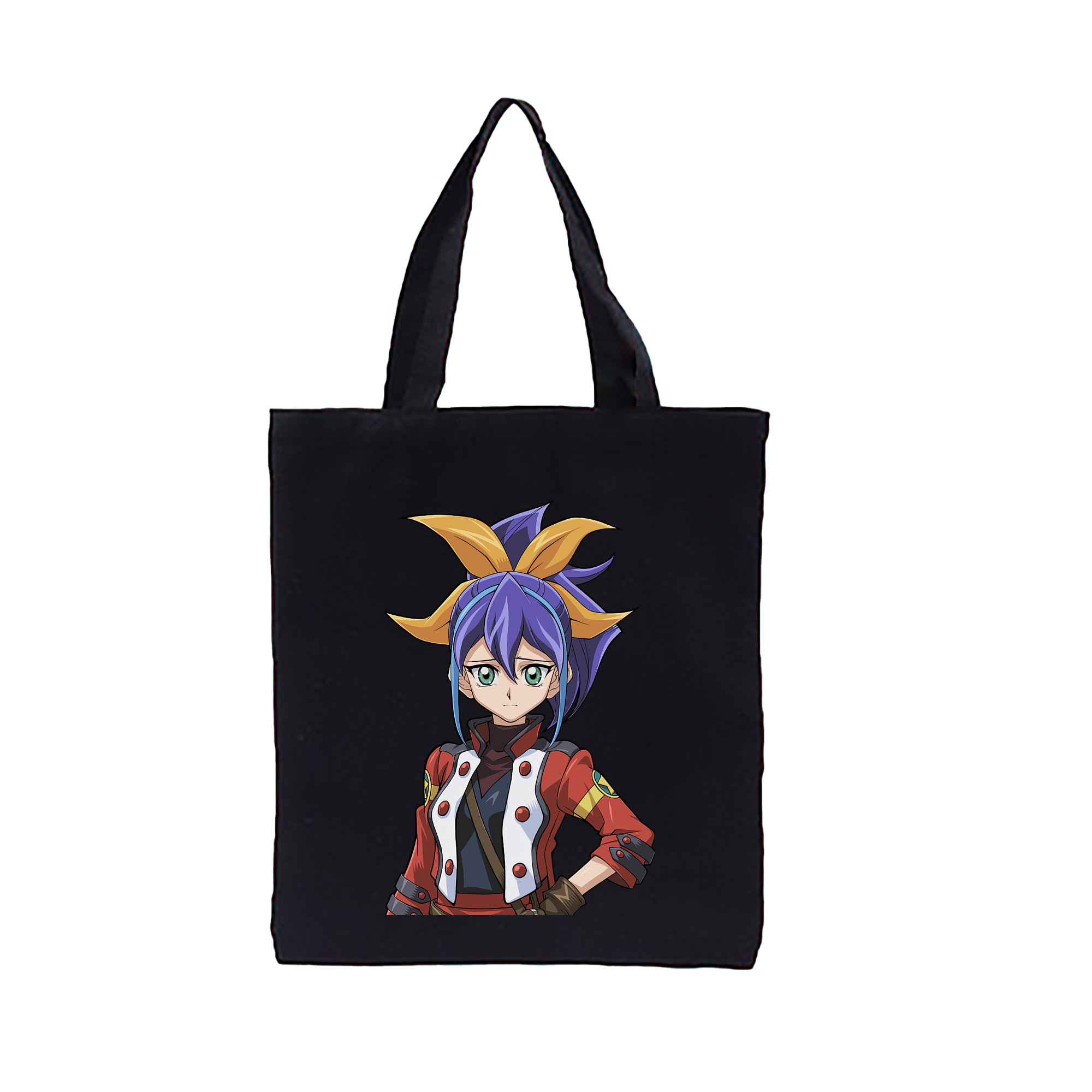 （画像用） 遊☆戯☆王 Yu-Gi-Oh! 縦型キャンバス生地手提げバッグ　トートバッグ