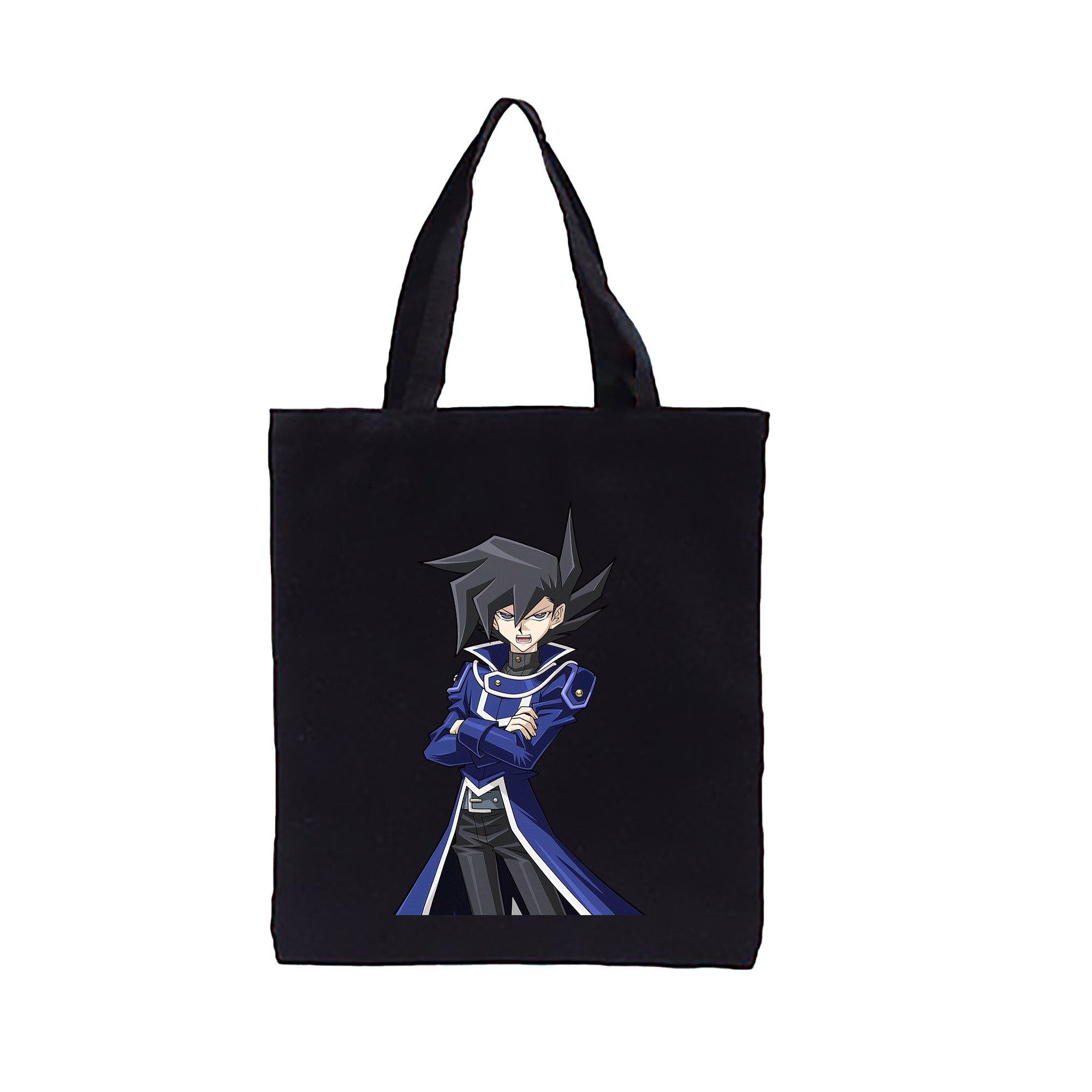 （画像用） 遊☆戯☆王 Yu-Gi-Oh! 縦型キャンバス生地手提げバッグ　トートバッグ