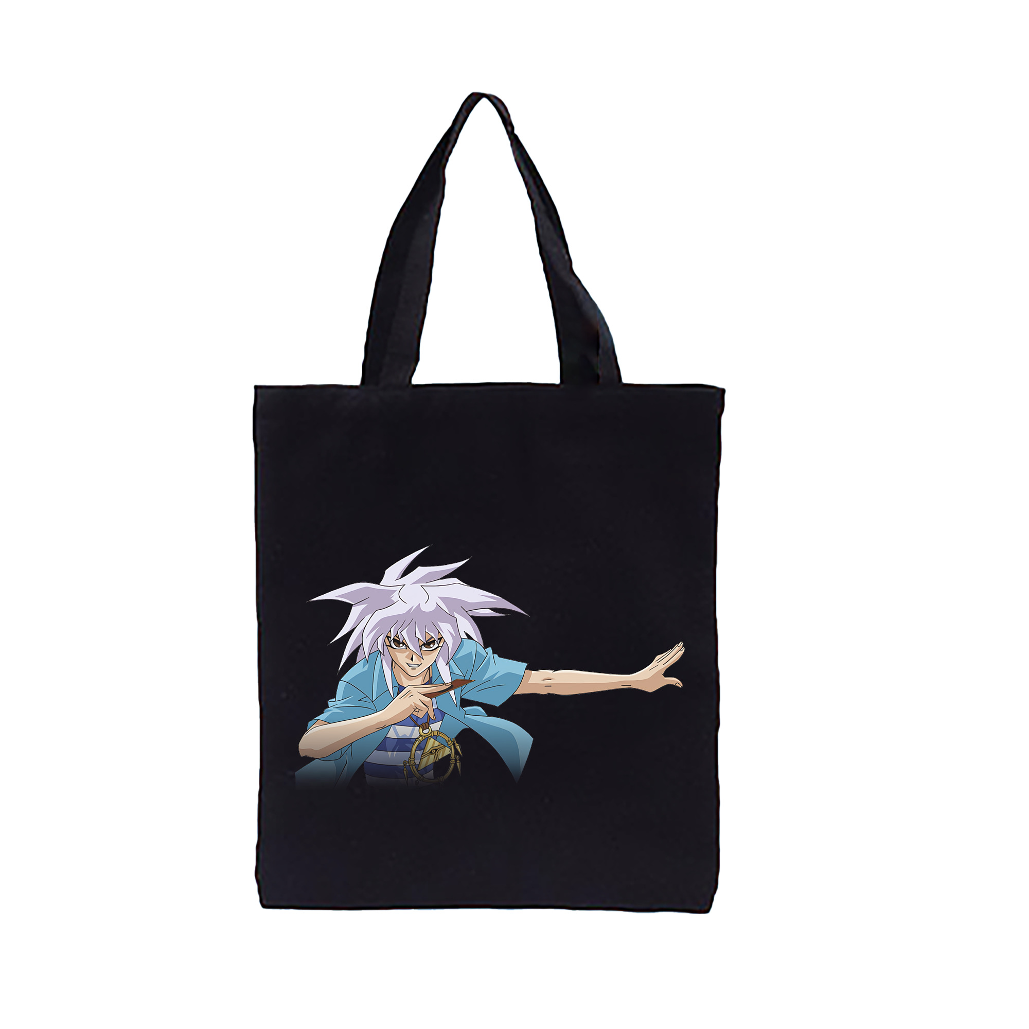（画像用） 遊☆戯☆王 Yu-Gi-Oh! 縦型キャンバス生地手提げバッグ　トートバッグ