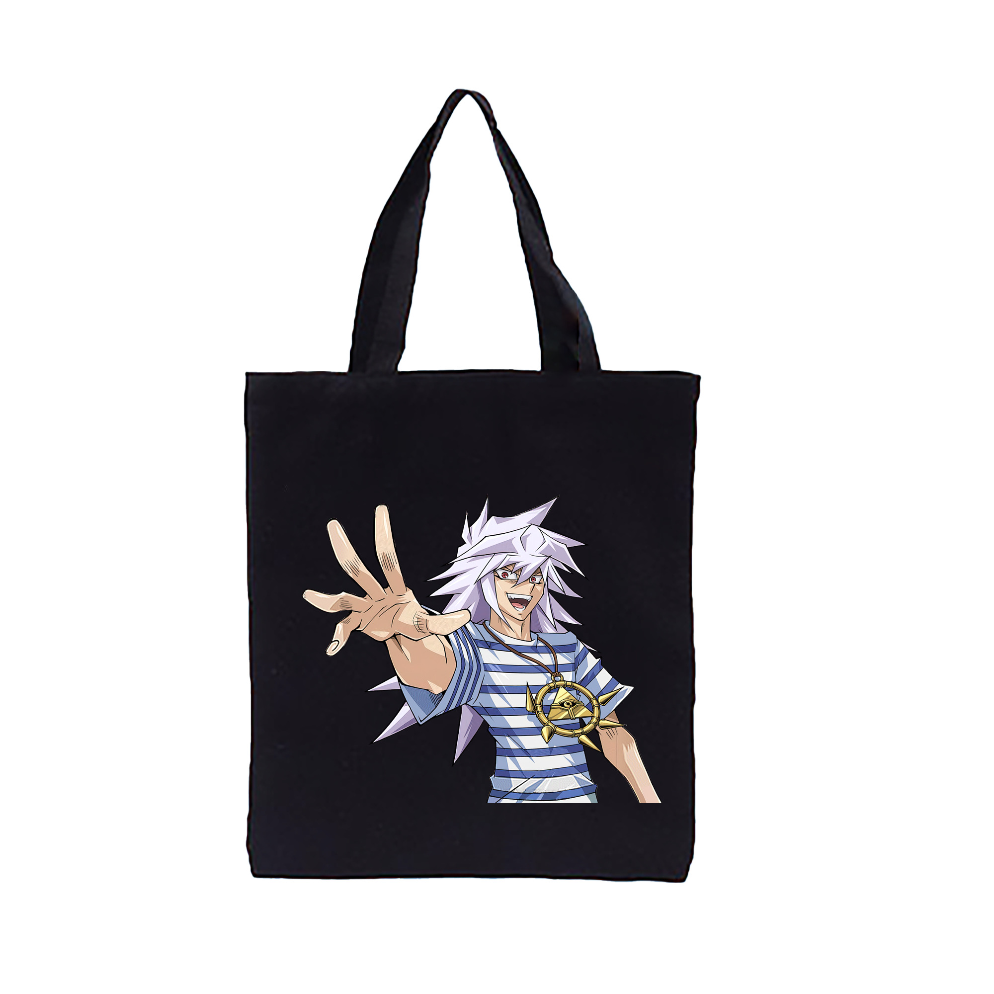 （画像用） 遊☆戯☆王 Yu-Gi-Oh! 縦型キャンバス生地手提げバッグ　トートバッグ