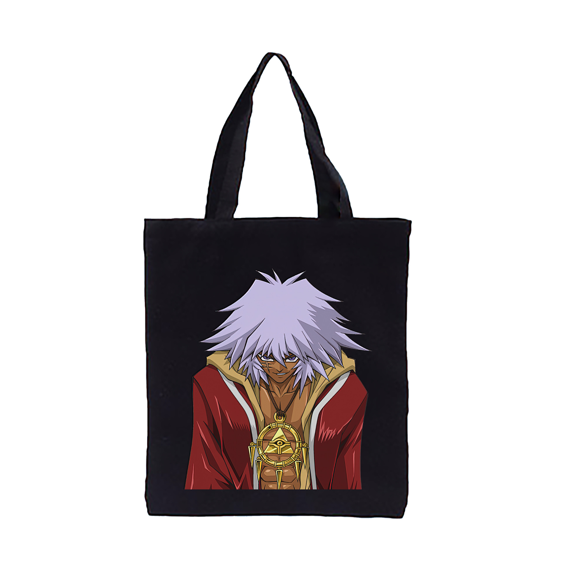 （画像用） 遊☆戯☆王 Yu-Gi-Oh! 縦型キャンバス生地手提げバッグ　トートバッグ