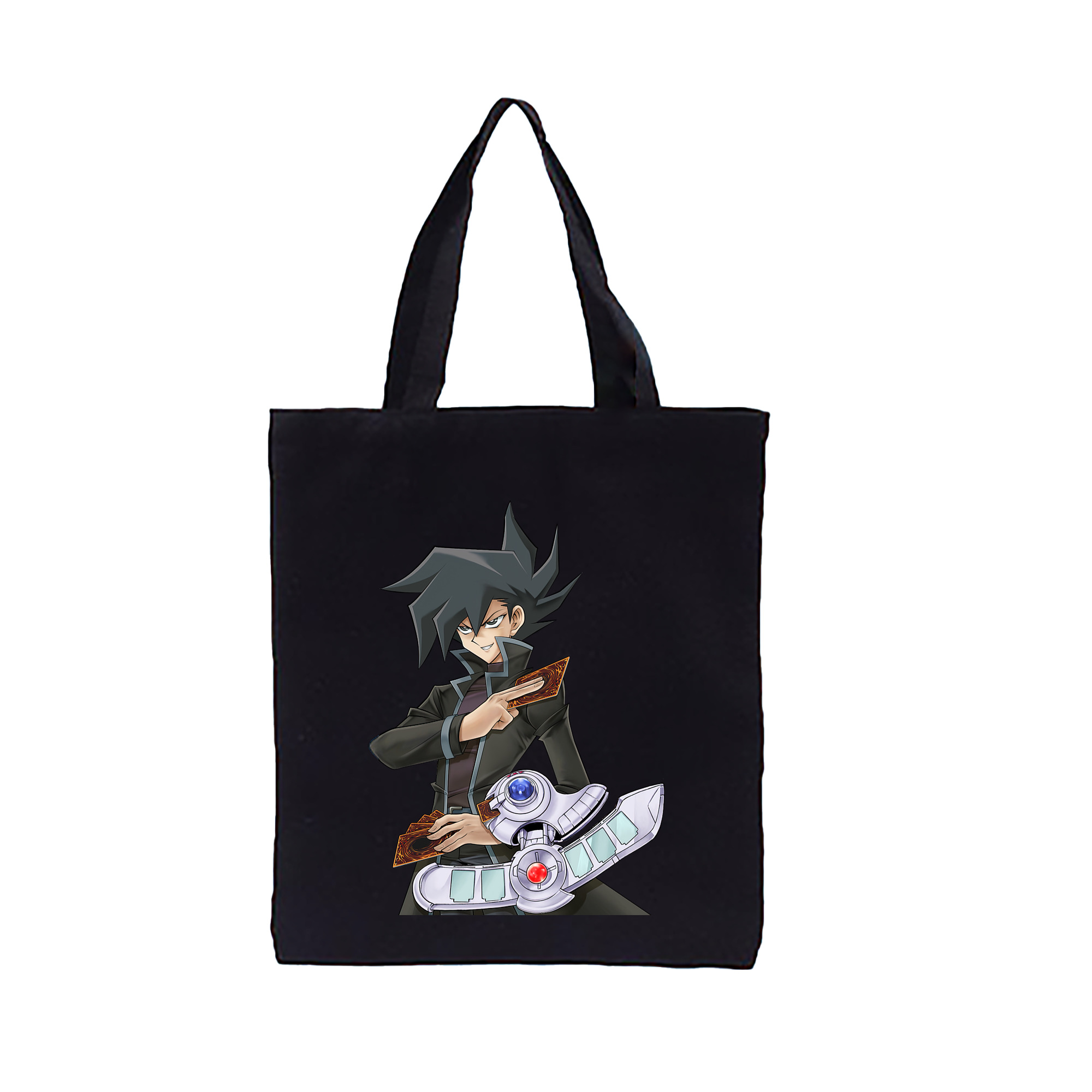 （画像用） 遊☆戯☆王 Yu-Gi-Oh! 縦型キャンバス生地手提げバッグ　トートバッグ