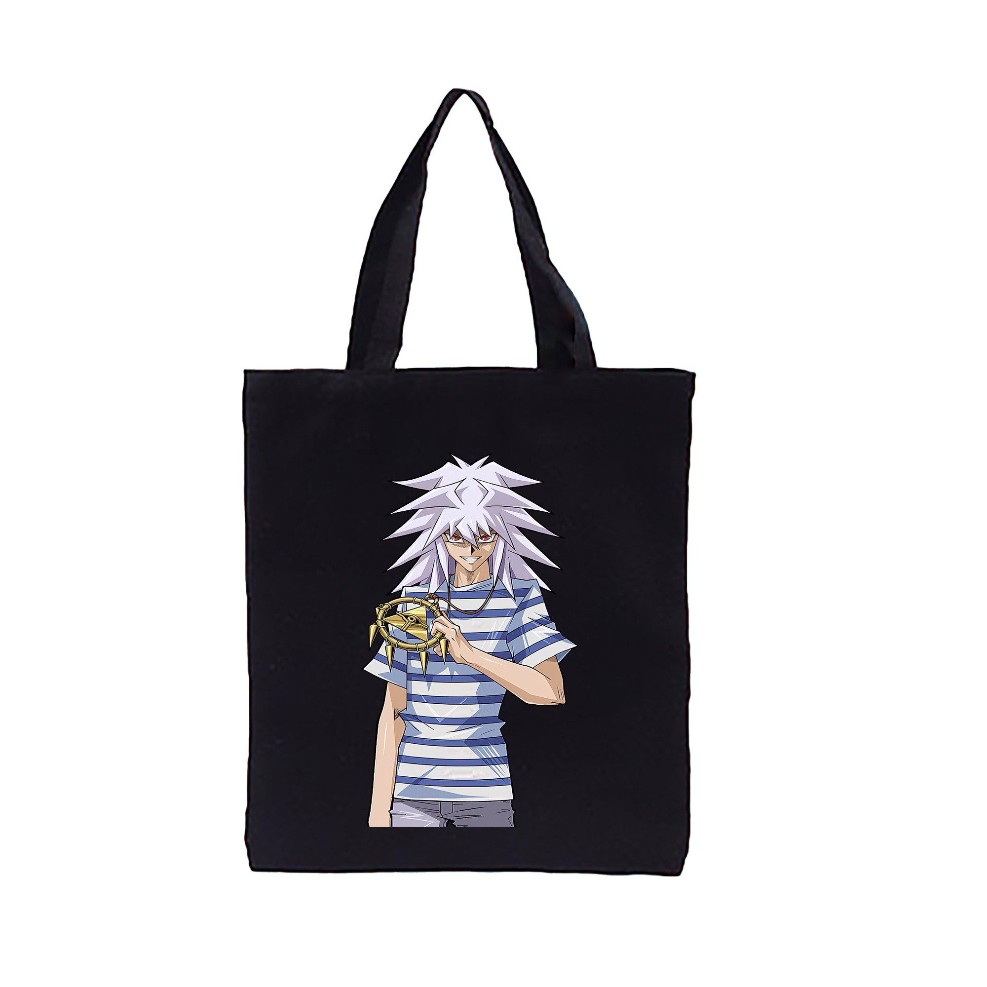 （画像用） 遊☆戯☆王 Yu-Gi-Oh! 縦型キャンバス生地手提げバッグ　トートバッグ