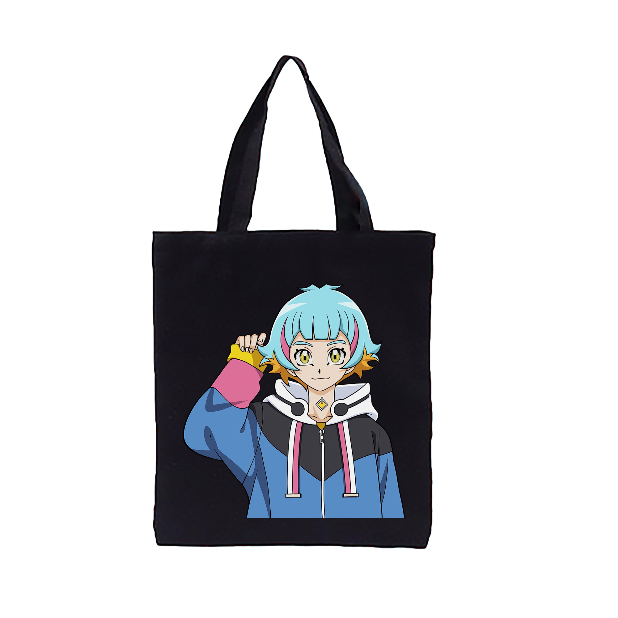 （画像用） 遊☆戯☆王 Yu-Gi-Oh! 縦型キャンバス生地手提げバッグ　トートバッグ