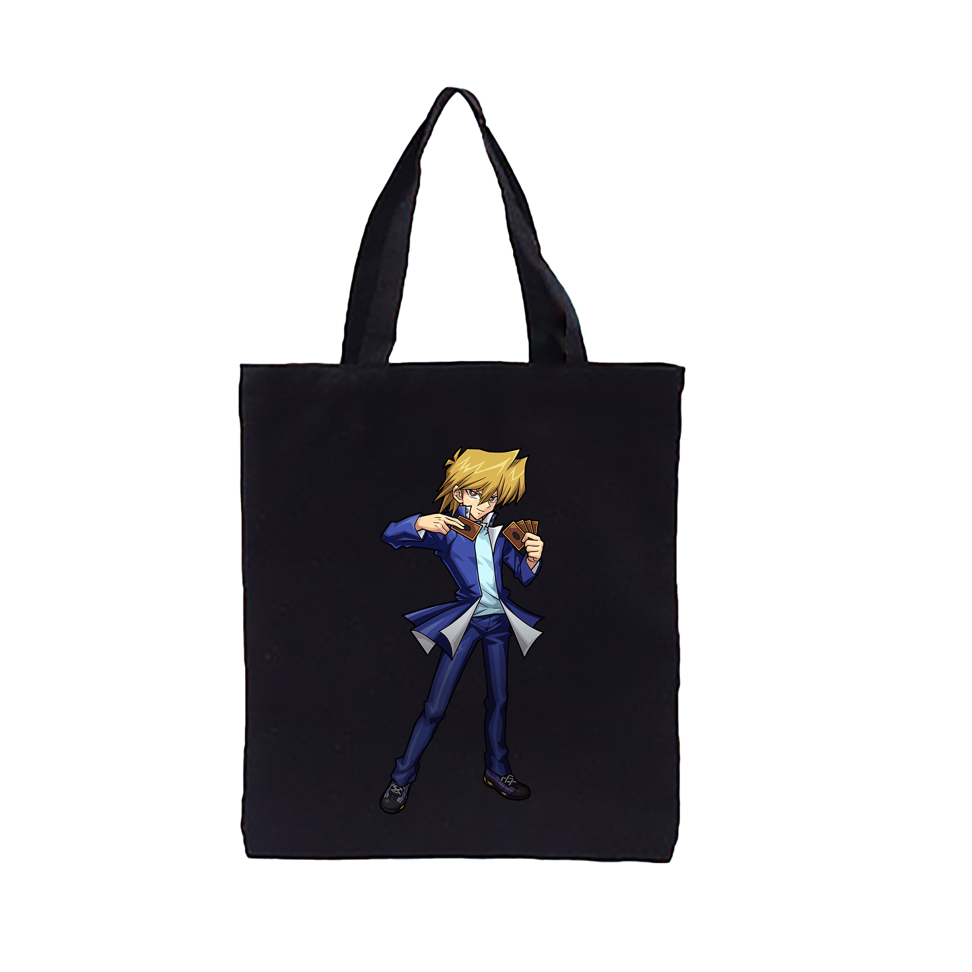 （画像用） 遊☆戯☆王 Yu-Gi-Oh! 縦型キャンバス生地手提げバッグ　トートバッグ