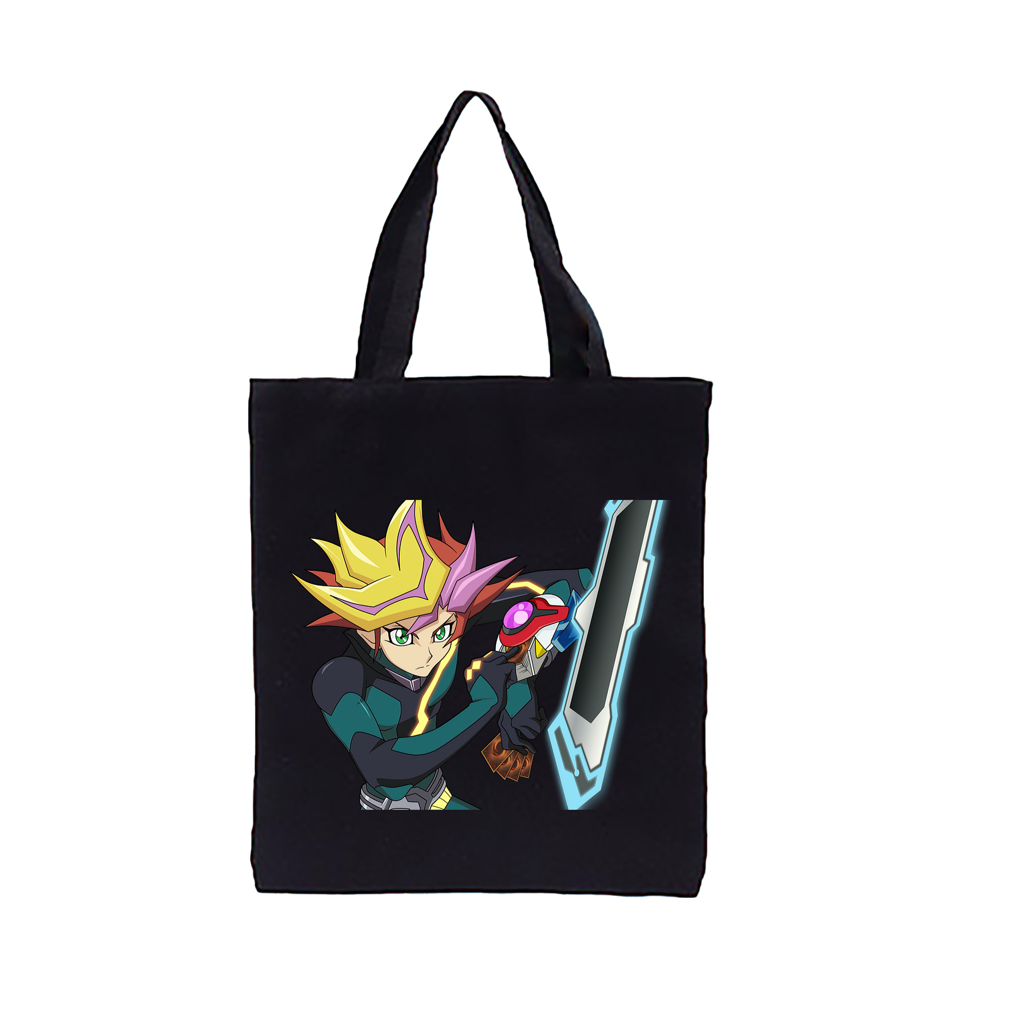 （画像用） 遊☆戯☆王 Yu-Gi-Oh! 縦型キャンバス生地手提げバッグ　トートバッグ
