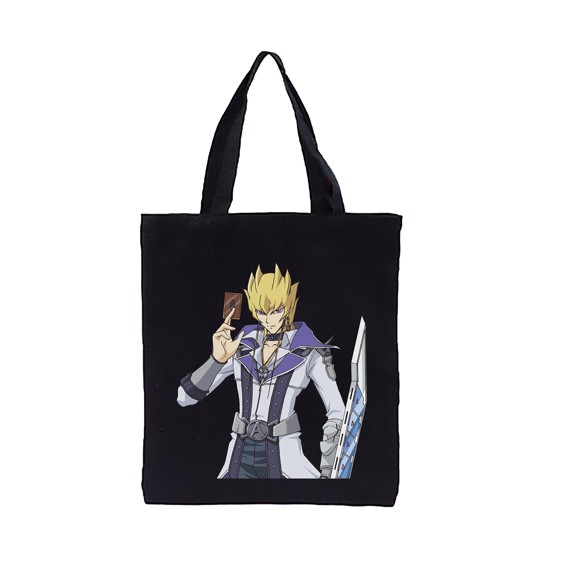 （画像用） 遊☆戯☆王 Yu-Gi-Oh! 縦型キャンバス生地手提げバッグ　トートバッグ