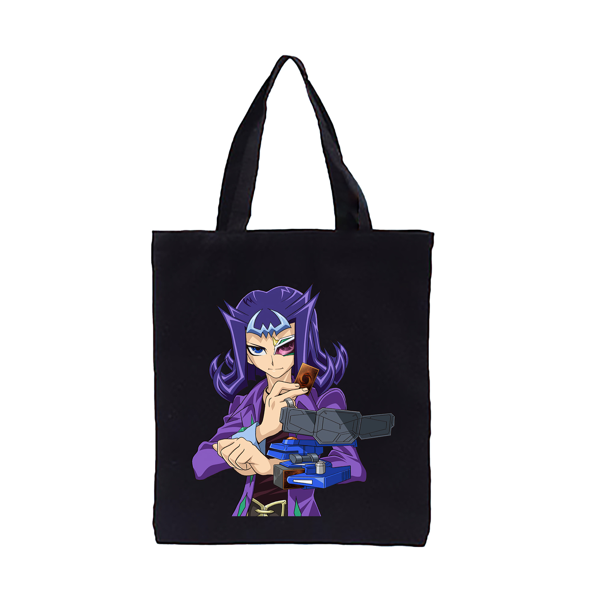 （画像用） 遊☆戯☆王 Yu-Gi-Oh! 縦型キャンバス生地手提げバッグ　トートバッグ