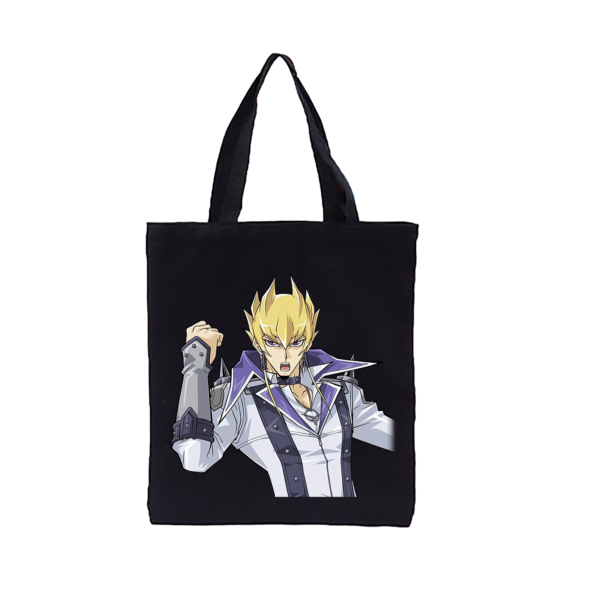 （画像用） 遊☆戯☆王 Yu-Gi-Oh! 縦型キャンバス生地手提げバッグ　トートバッグ