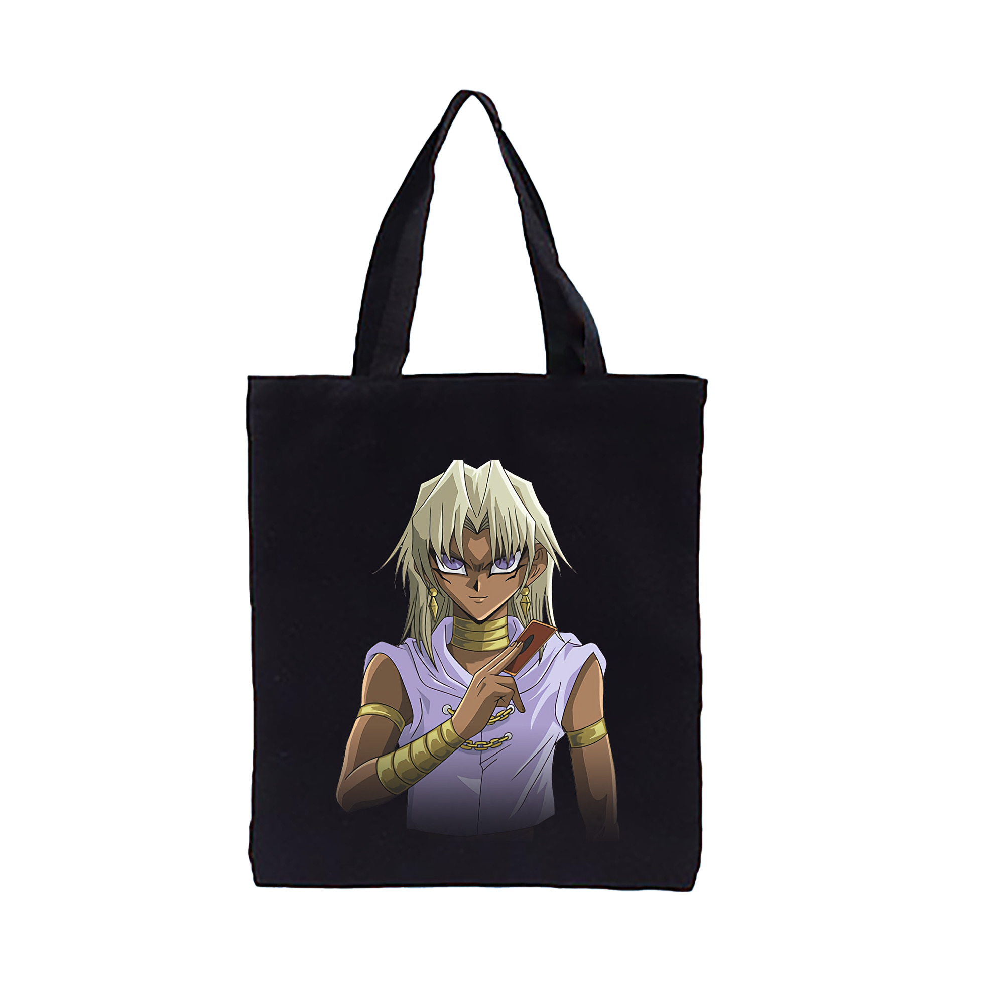 （画像用） 遊☆戯☆王 Yu-Gi-Oh! 縦型キャンバス生地手提げバッグ　トートバッグ
