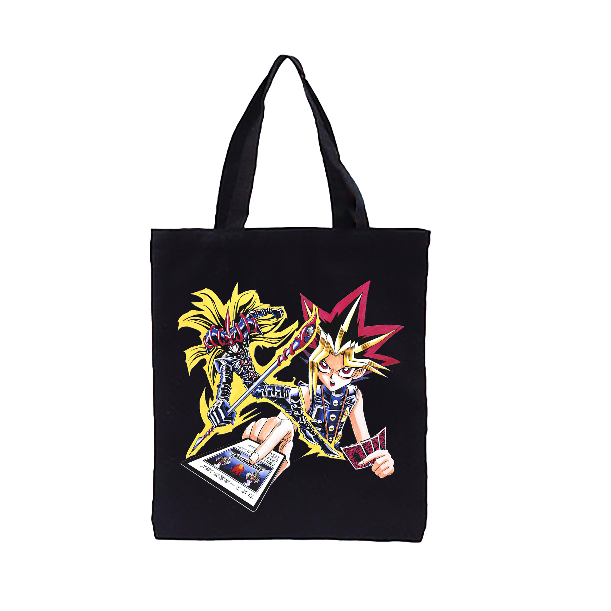 （画像用） 遊☆戯☆王 Yu-Gi-Oh! 縦型キャンバス生地手提げバッグ　トートバッグ