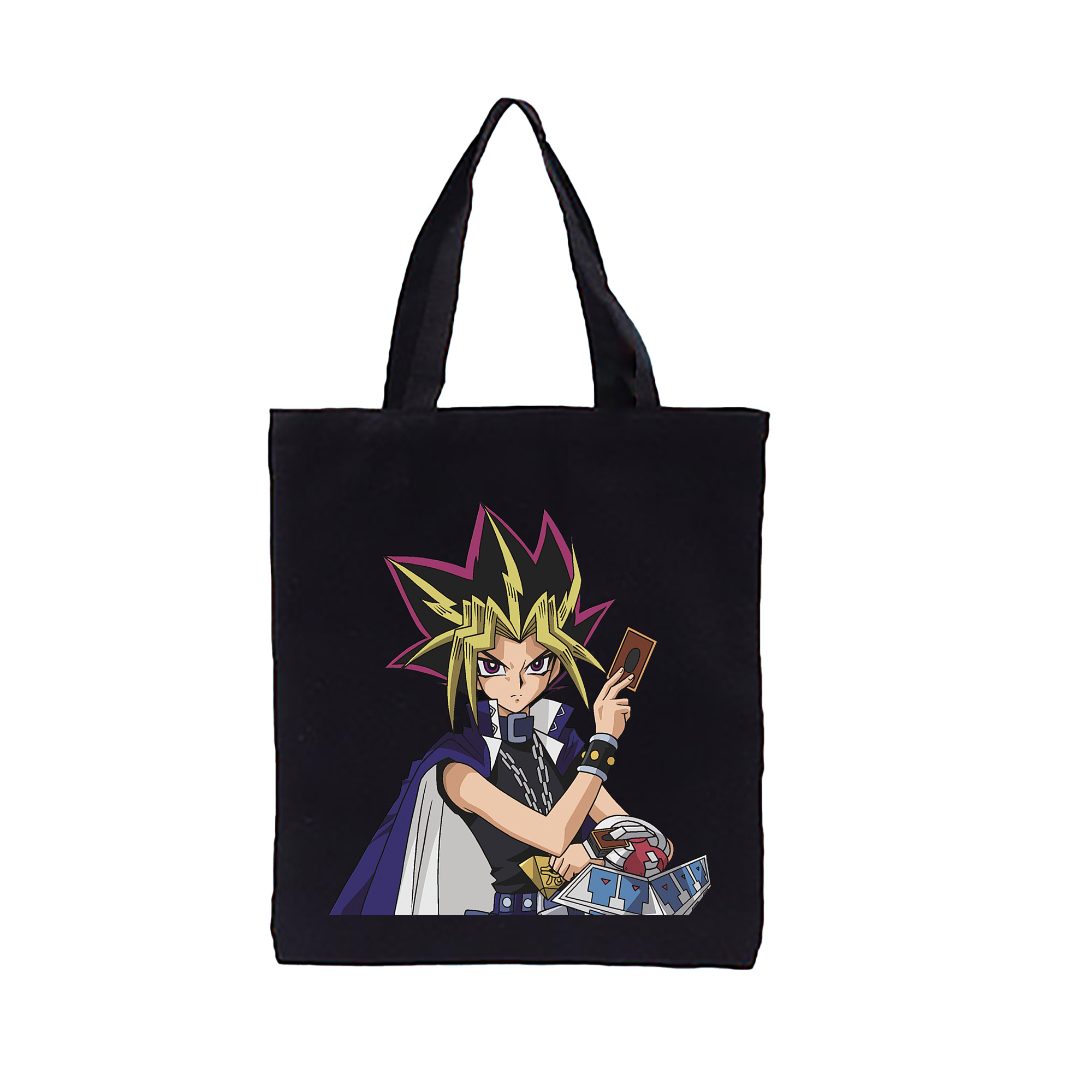 （画像用） 遊☆戯☆王 Yu-Gi-Oh! 縦型キャンバス生地手提げバッグ　トートバッグ