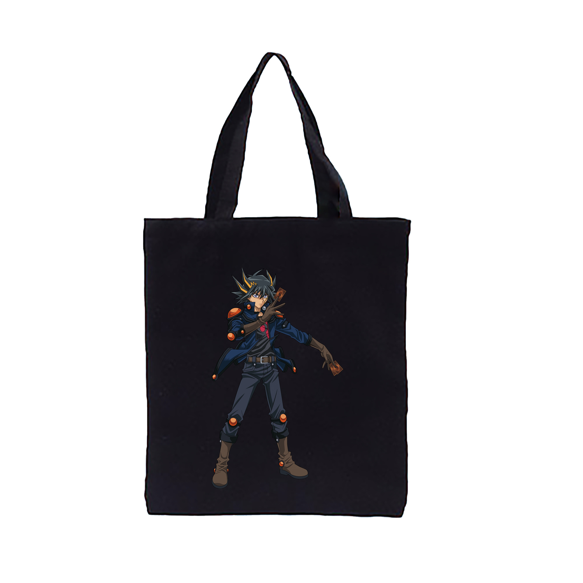 （画像用） 遊☆戯☆王 Yu-Gi-Oh! 縦型キャンバス生地手提げバッグ　トートバッグ