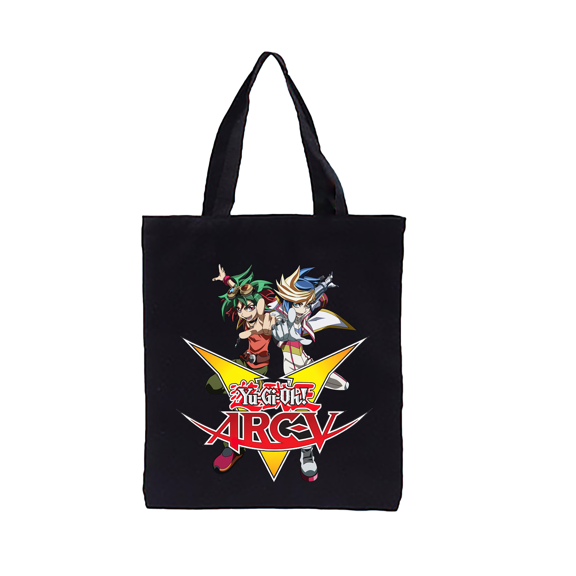 （画像用） 遊☆戯☆王 Yu-Gi-Oh! 縦型キャンバス生地手提げバッグ　トートバッグ
