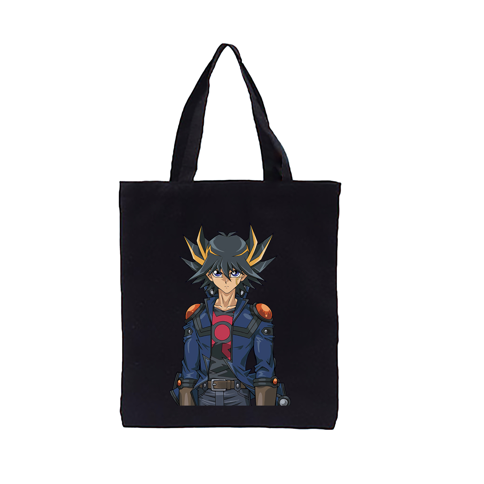 （画像用） 遊☆戯☆王 Yu-Gi-Oh! 縦型キャンバス生地手提げバッグ　トートバッグ